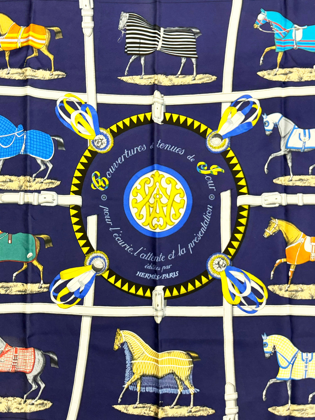 "Couvertures et Tenues de Jour" Silk Scarf