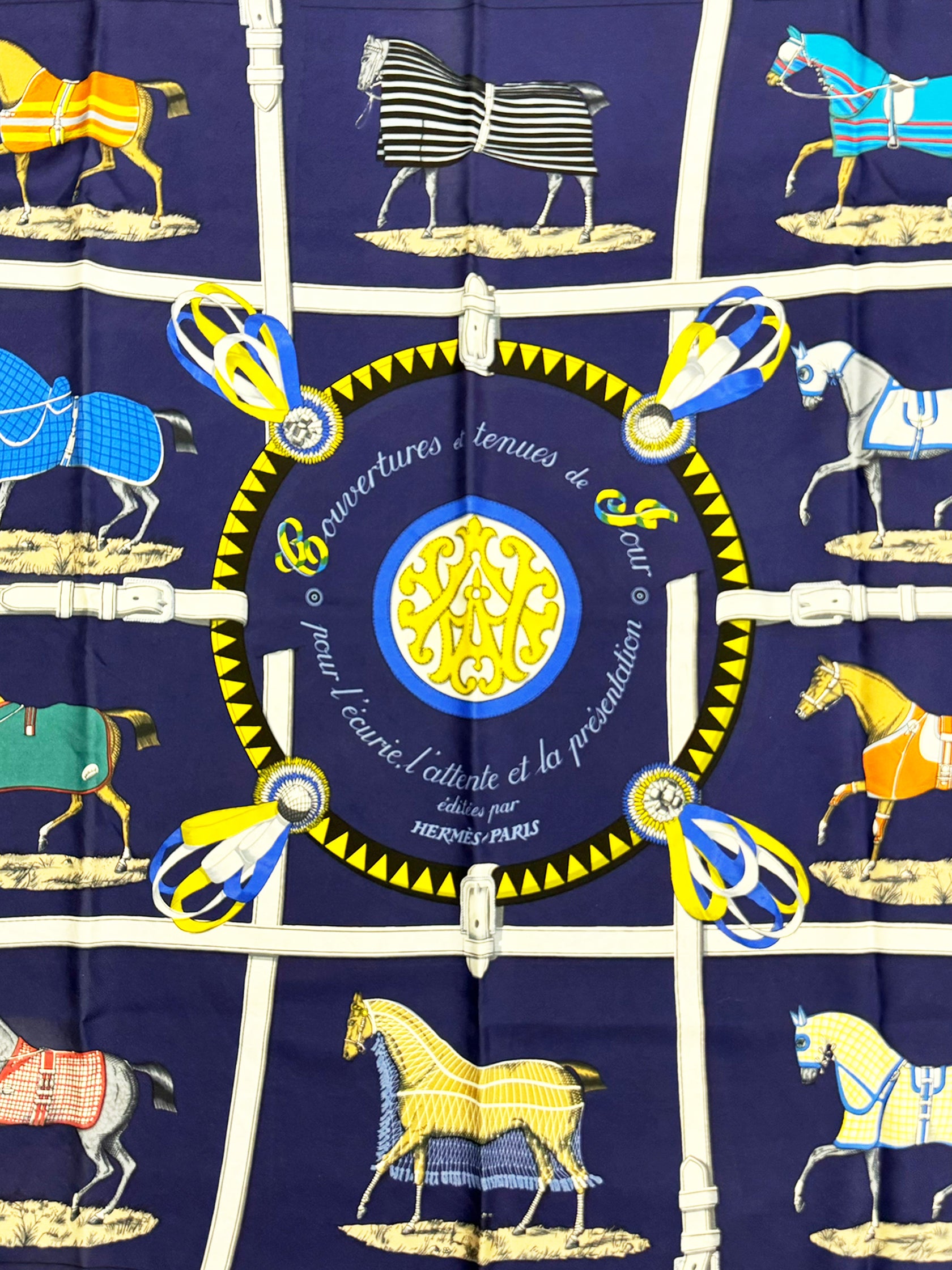 "Couvertures et Tenues de Jour" Silk Scarf