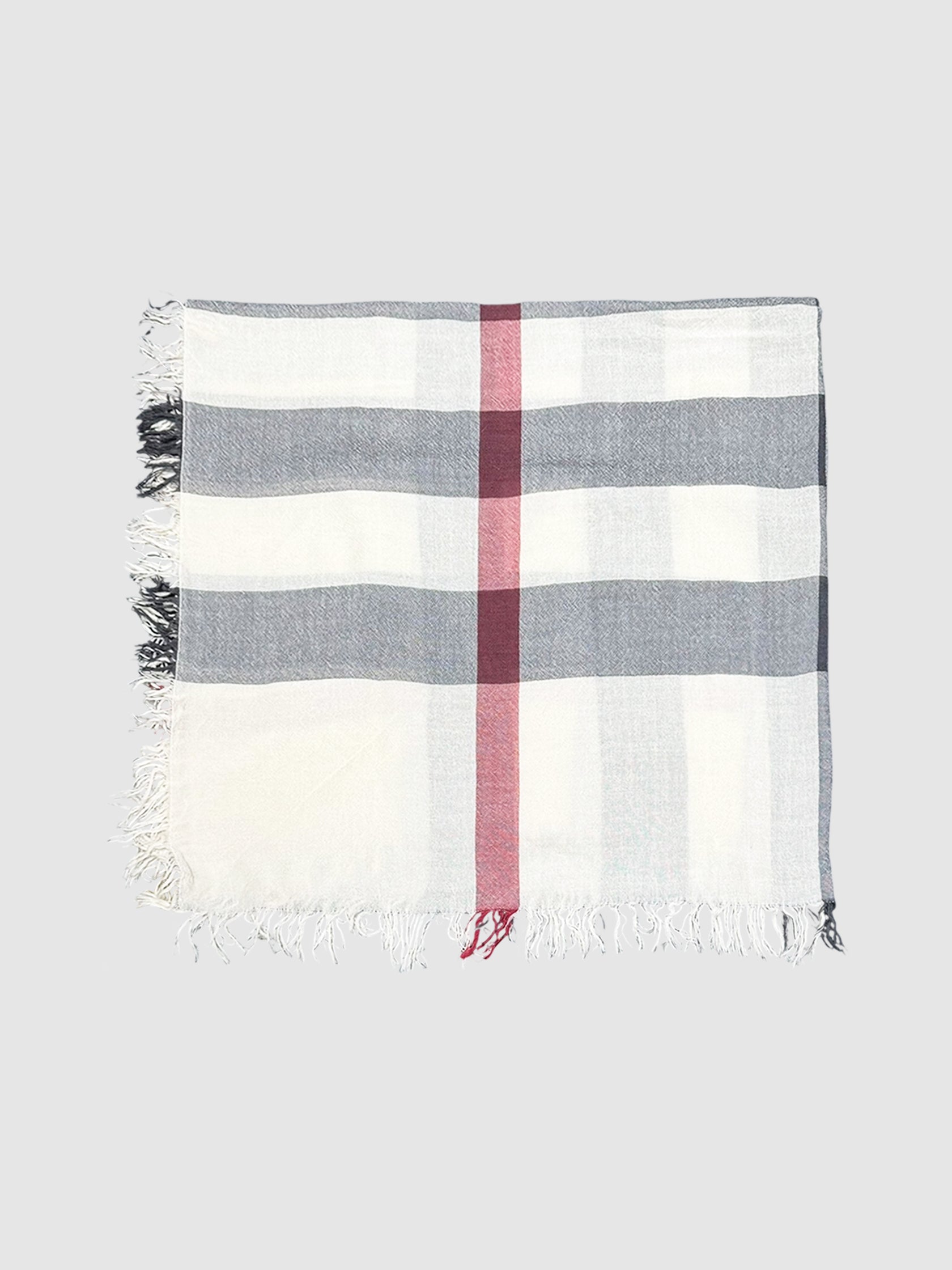 Large Check Scarf