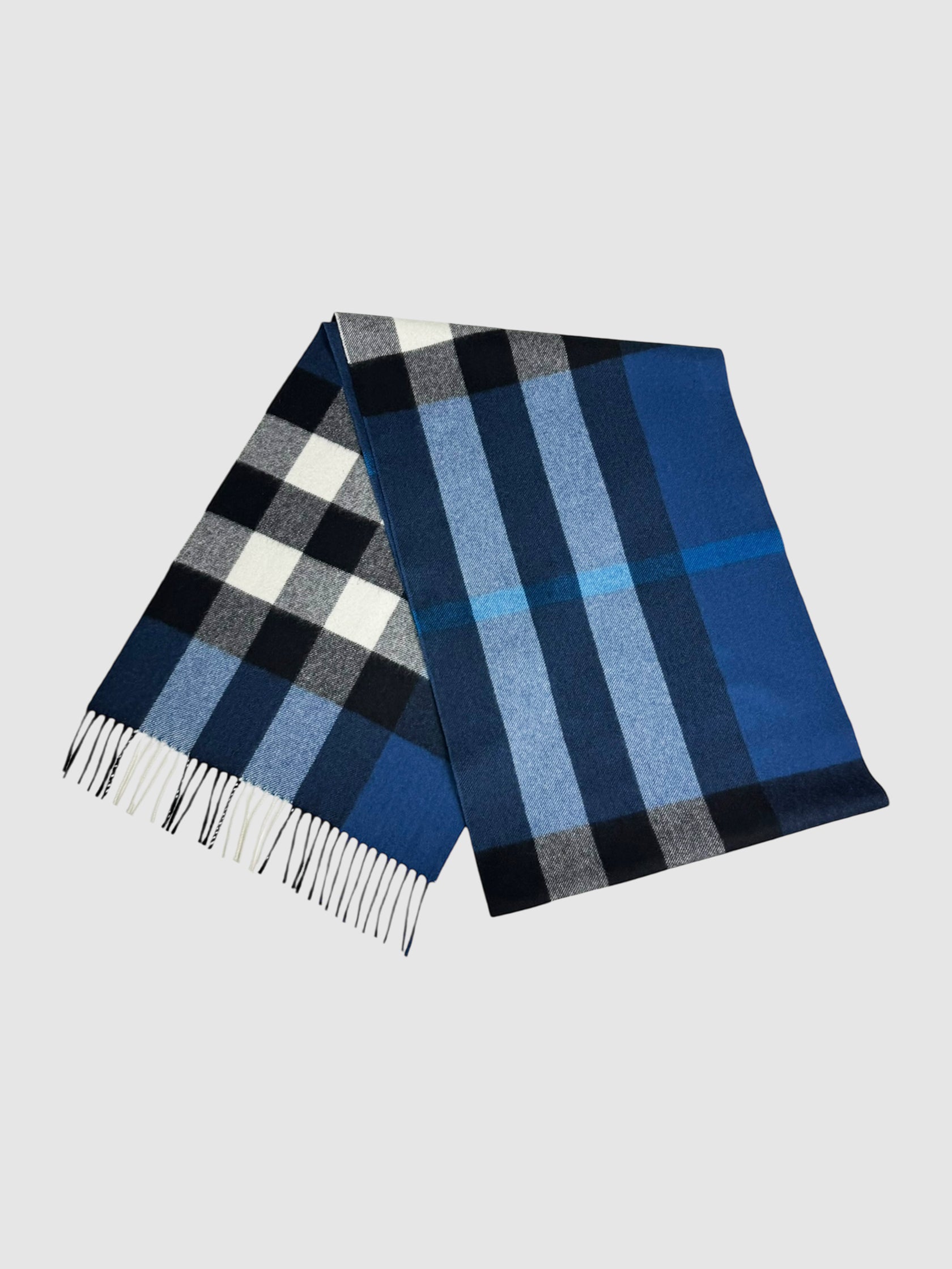 Check Cashmere Scarf