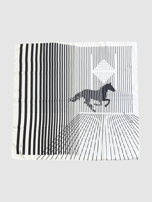 2005 "H Au Galop" Silk Scarf