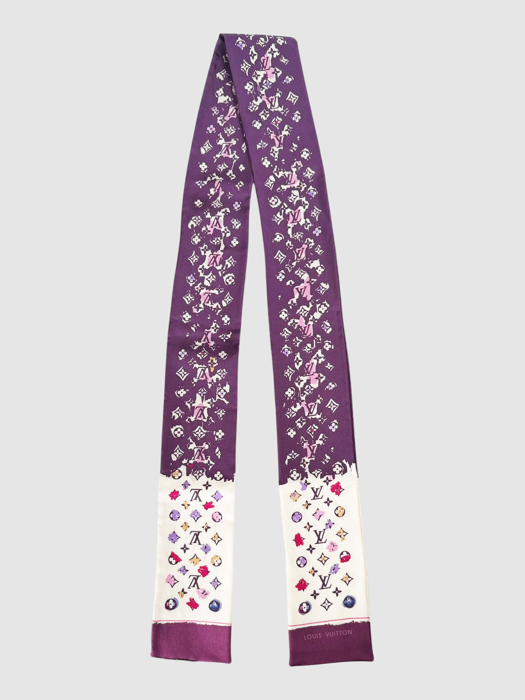 Monogram Silk Bandeau