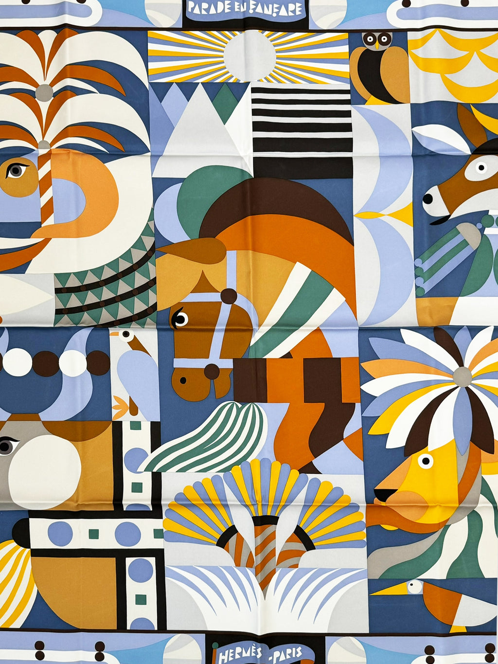 2023 "Parade en Fanfare" Silk Scarf