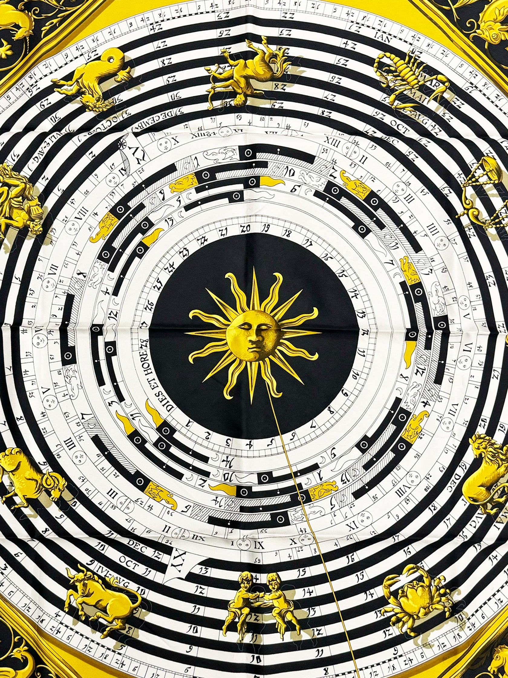 "Astrologie Dies et Hore" Silk Scarf