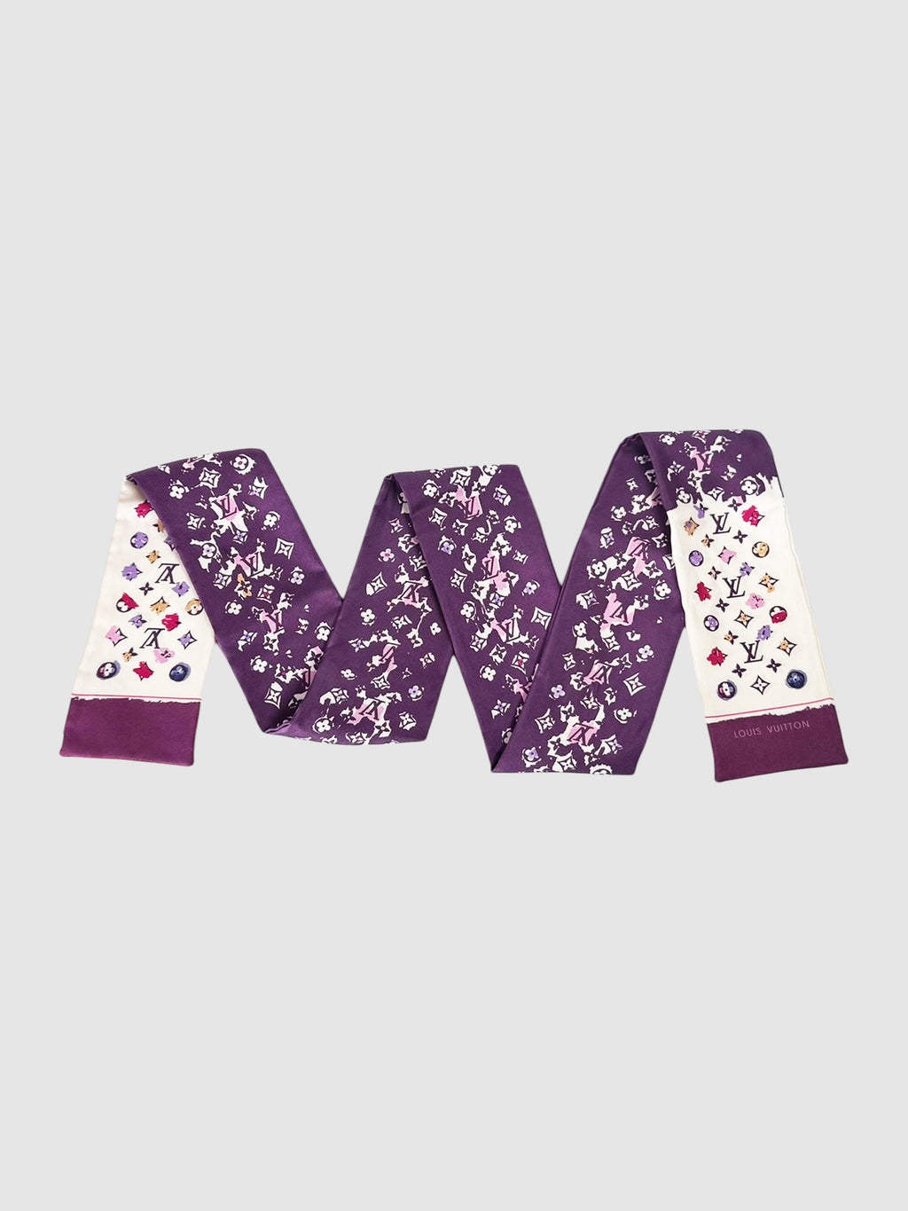 Monogram Silk Bandeau