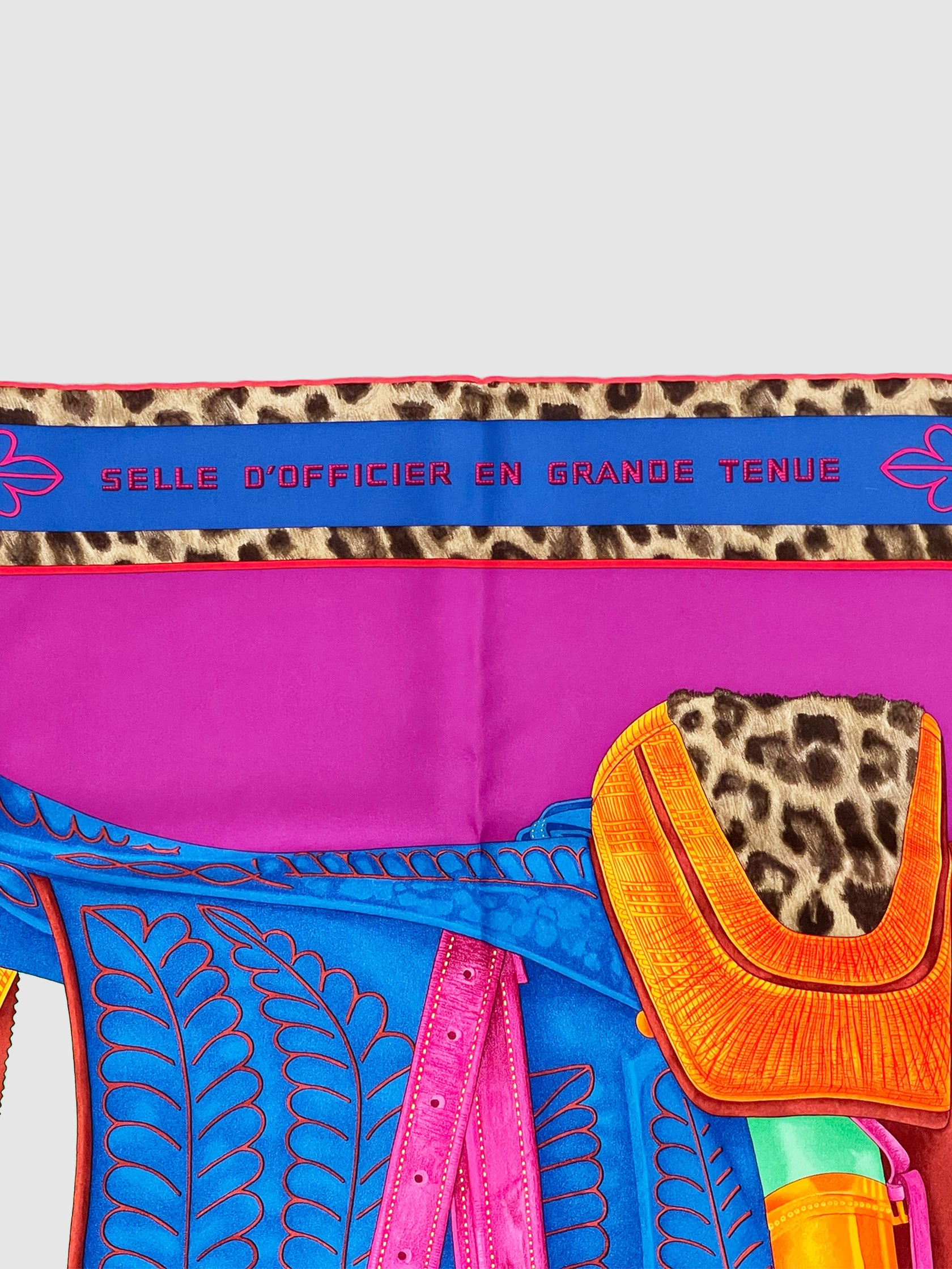 2017 "Selle D'Officier En Grande Tenue" Silk Scarf