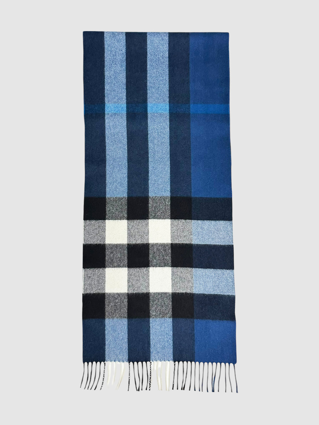 Check Cashmere Scarf