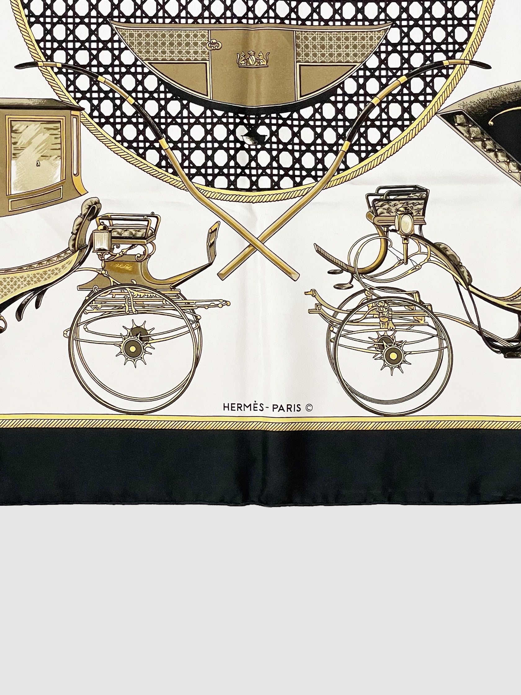 1965 "Les Voitures à Transformation" Silk Scarf