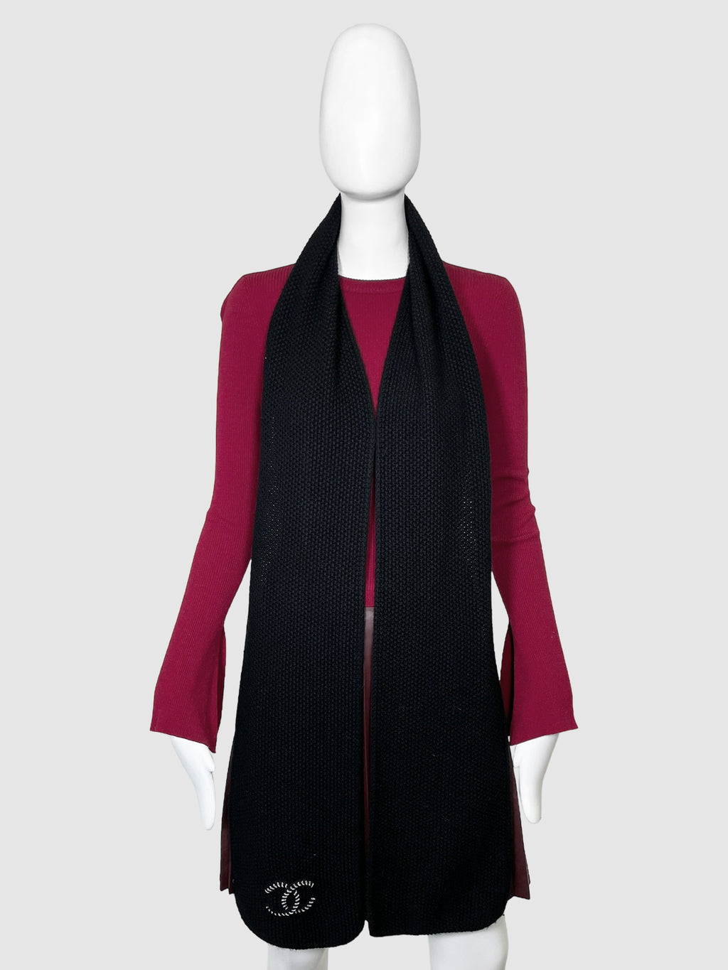 Knit Cashmere Scarf