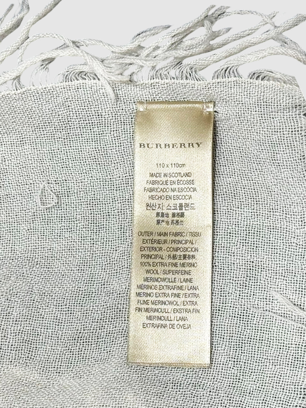 Large Check Scarf