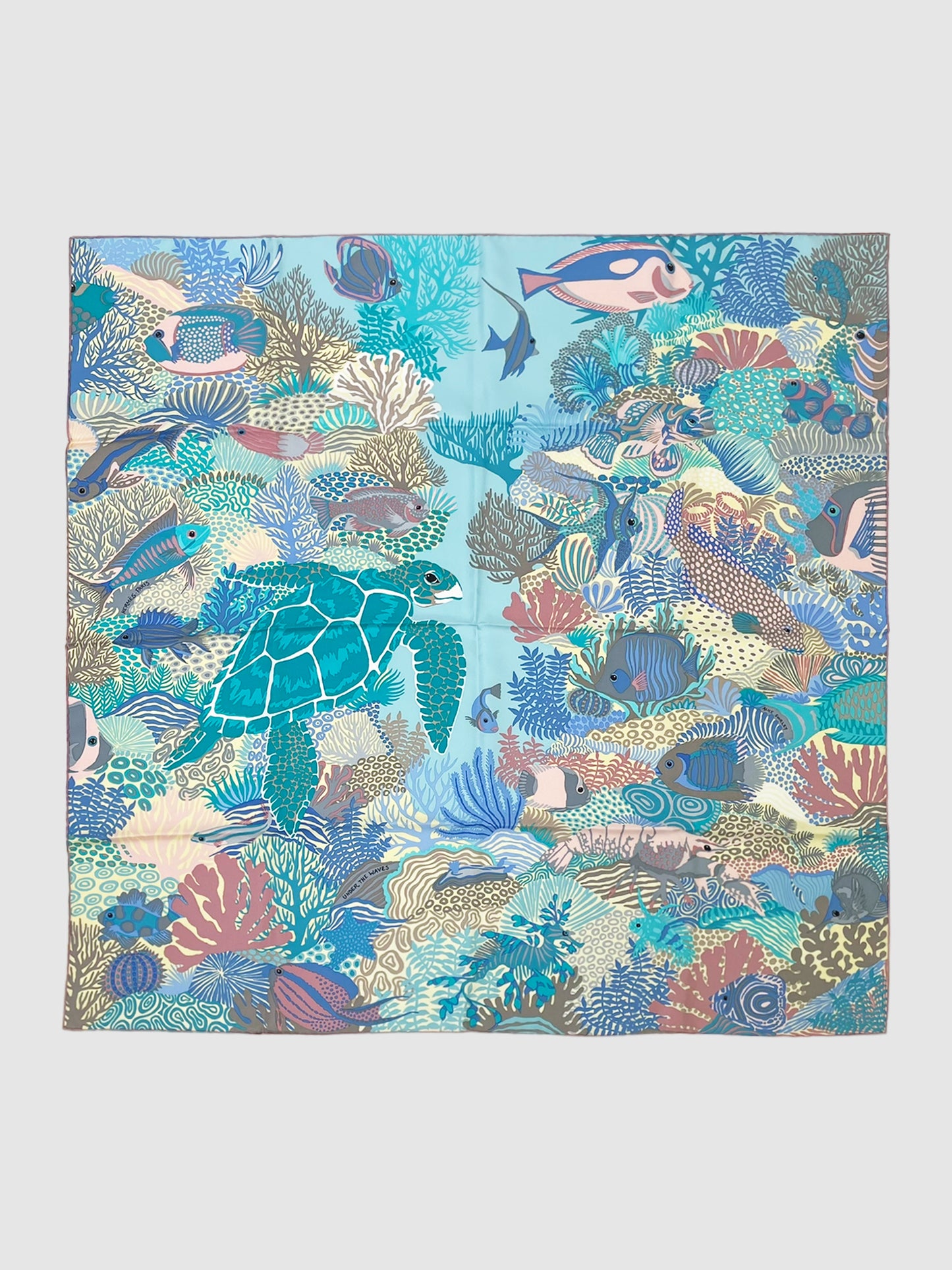 2016 "Under the Waves" Silk Scarf