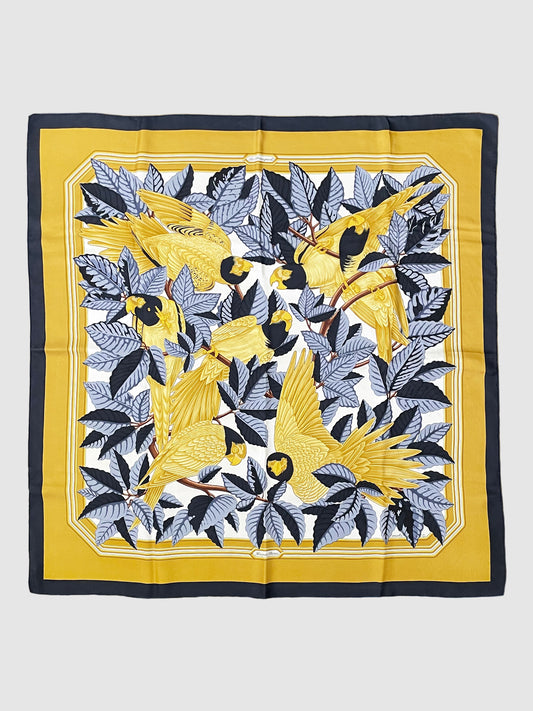 1984 "Les Perroquets" Silk Scarf
