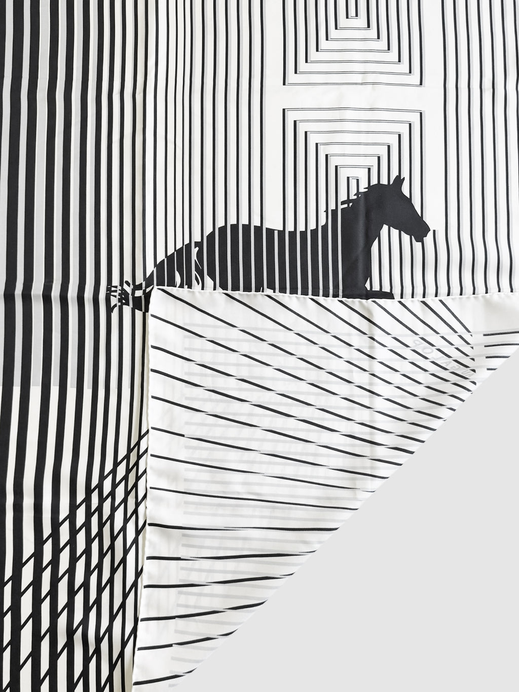 2005 "H Au Galop" Silk Scarf