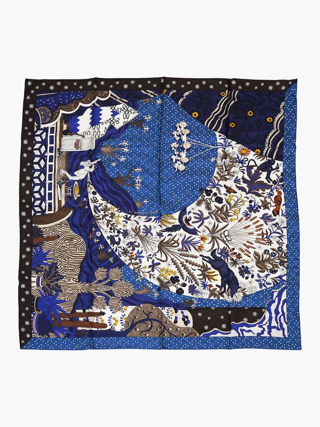 "Le Premier Chant" Silk Scarf