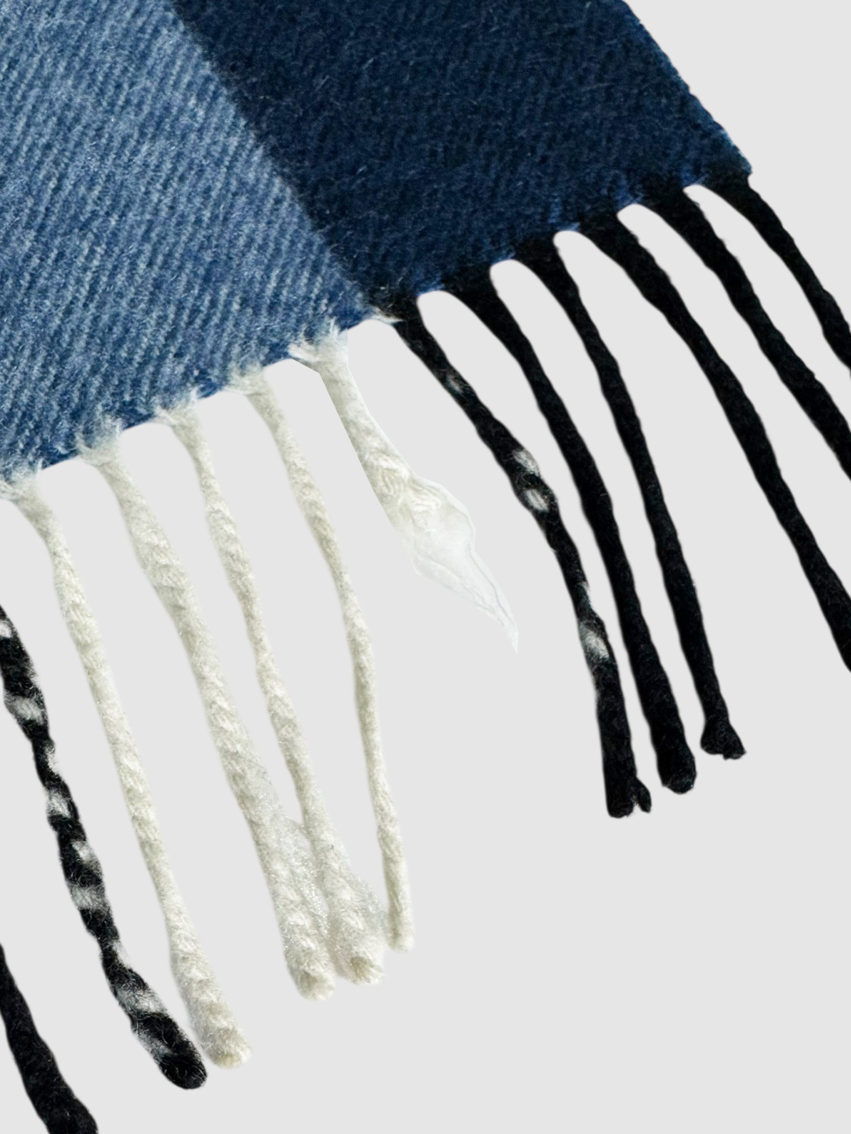 Check Cashmere Scarf