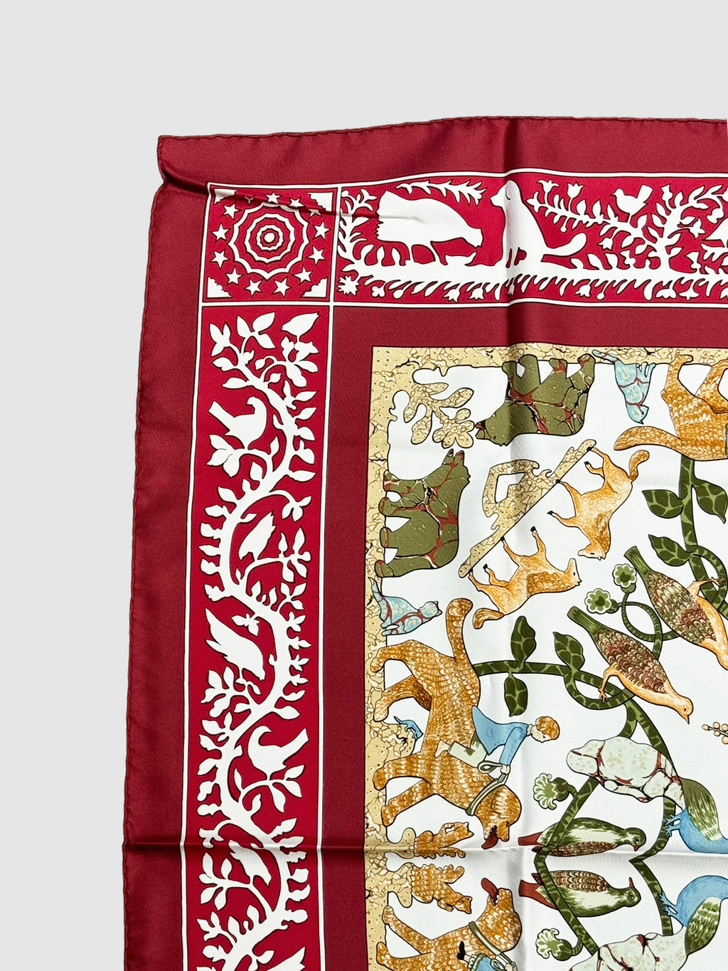 1970 "Early America" Silk Scarf