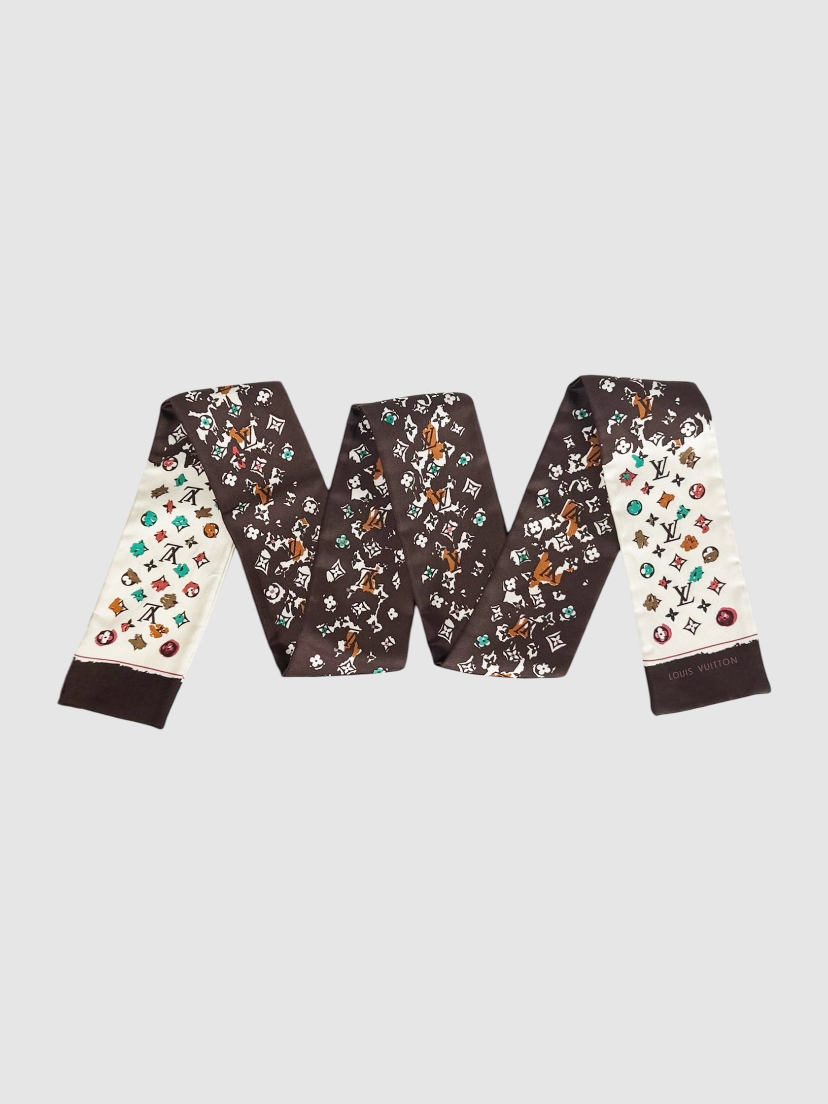 Monogram Silk Bandeau