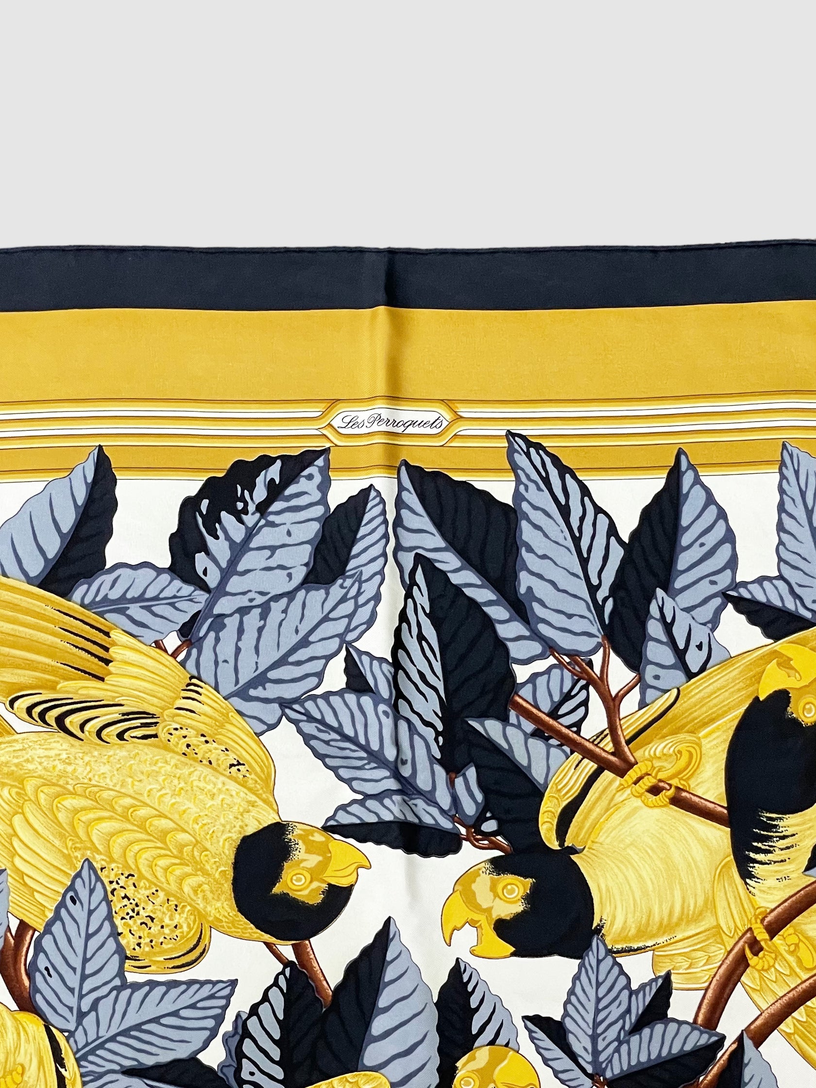 1984 "Les Perroquets" Silk Scarf