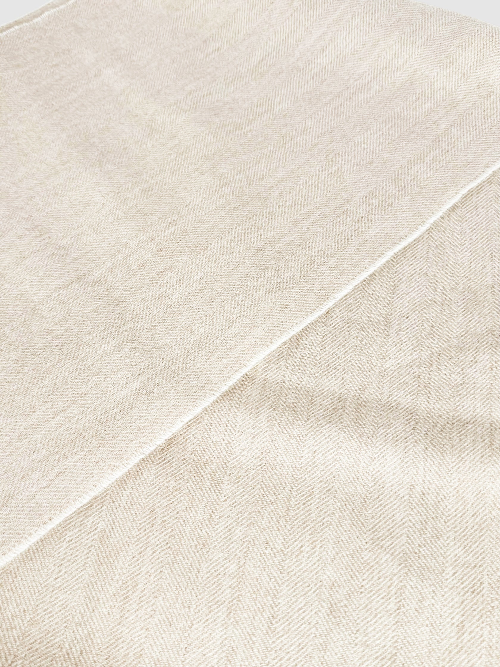 Alpaca Wool Fringe Trim Scarf