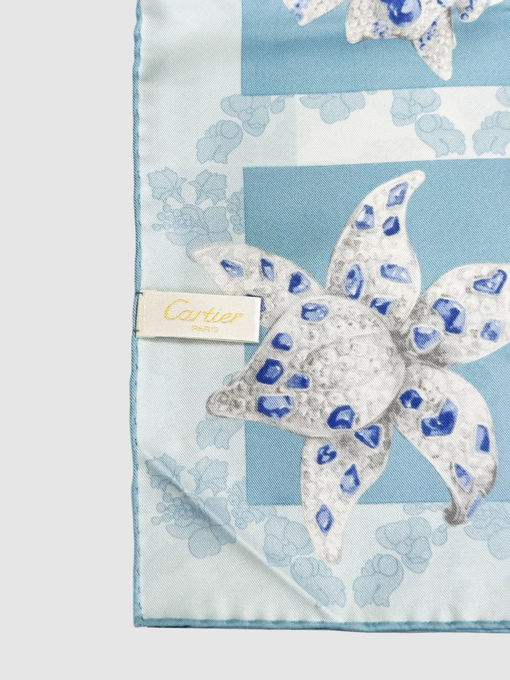 Floral Print Silk Scarf