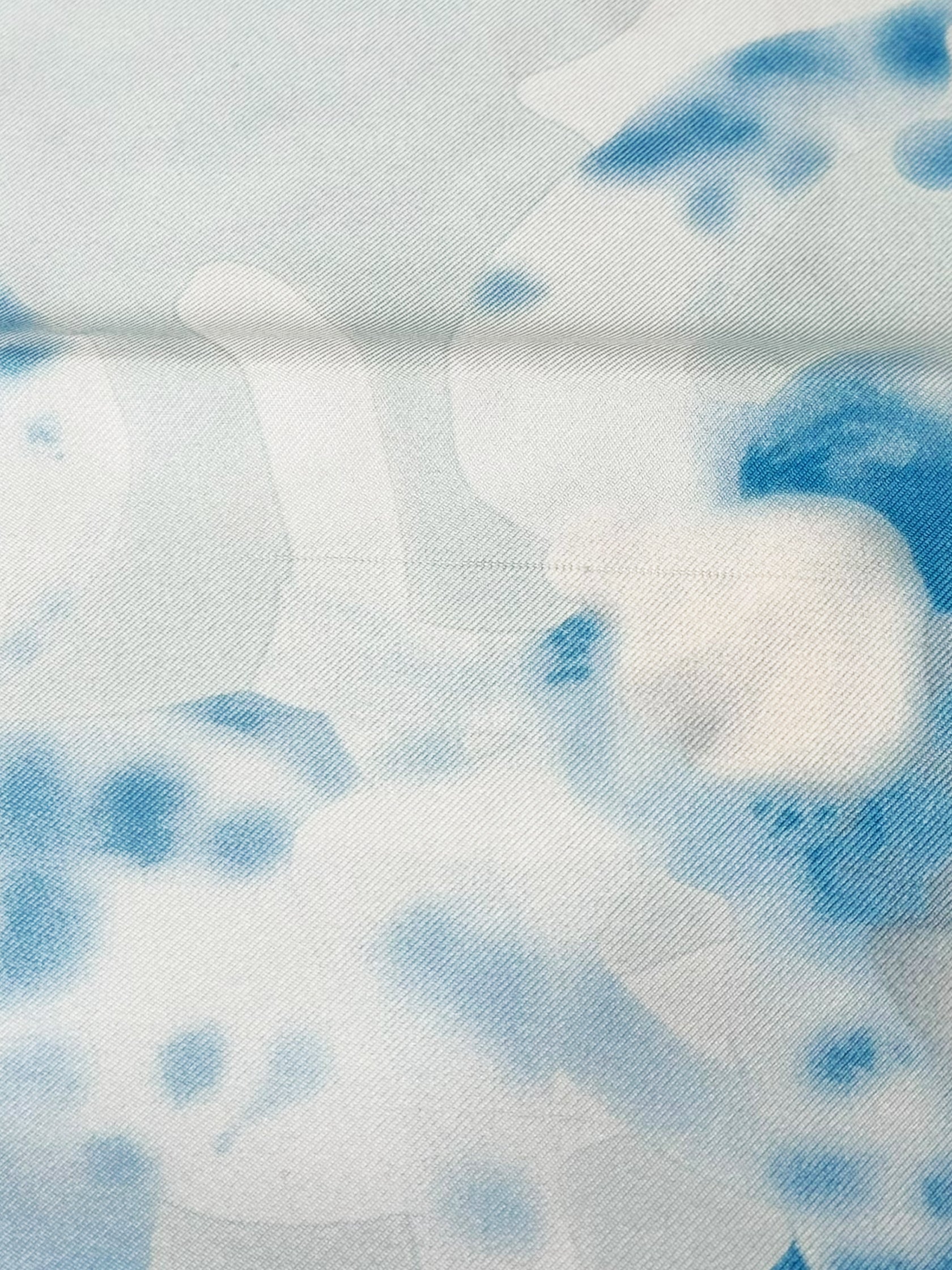 Floral Print Silk Scarf