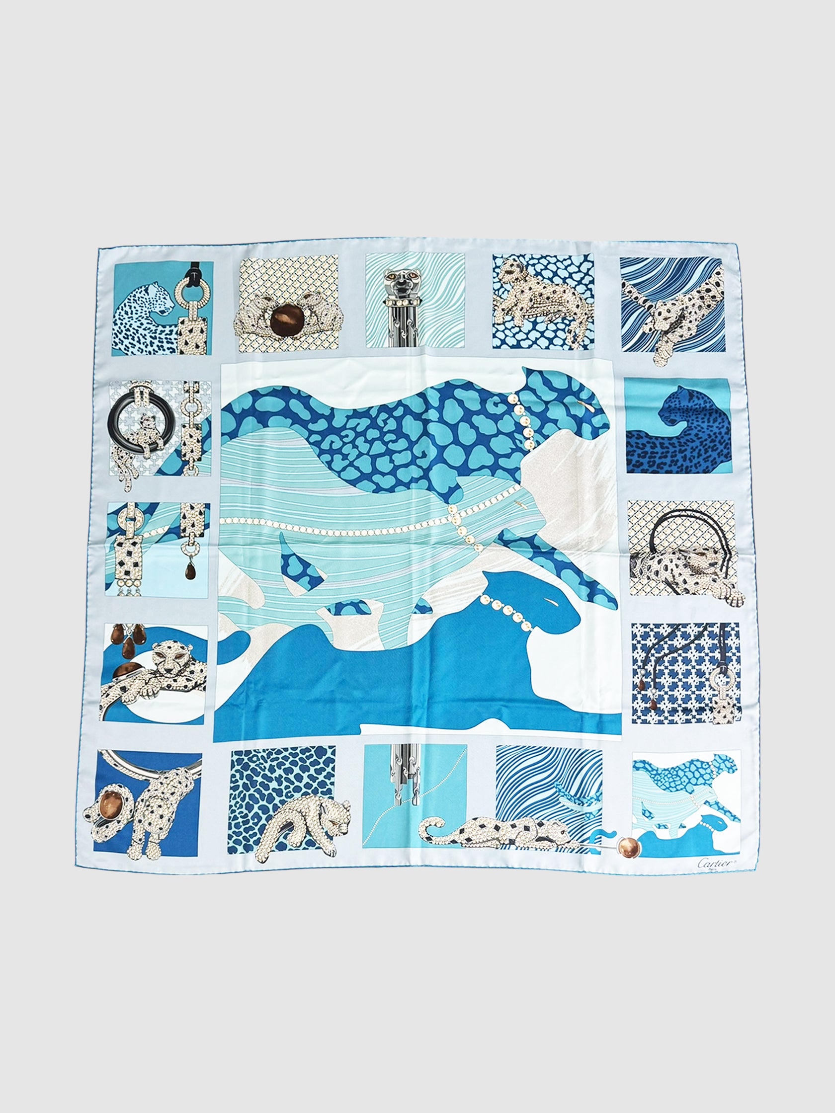 Panthère Silk Scarf