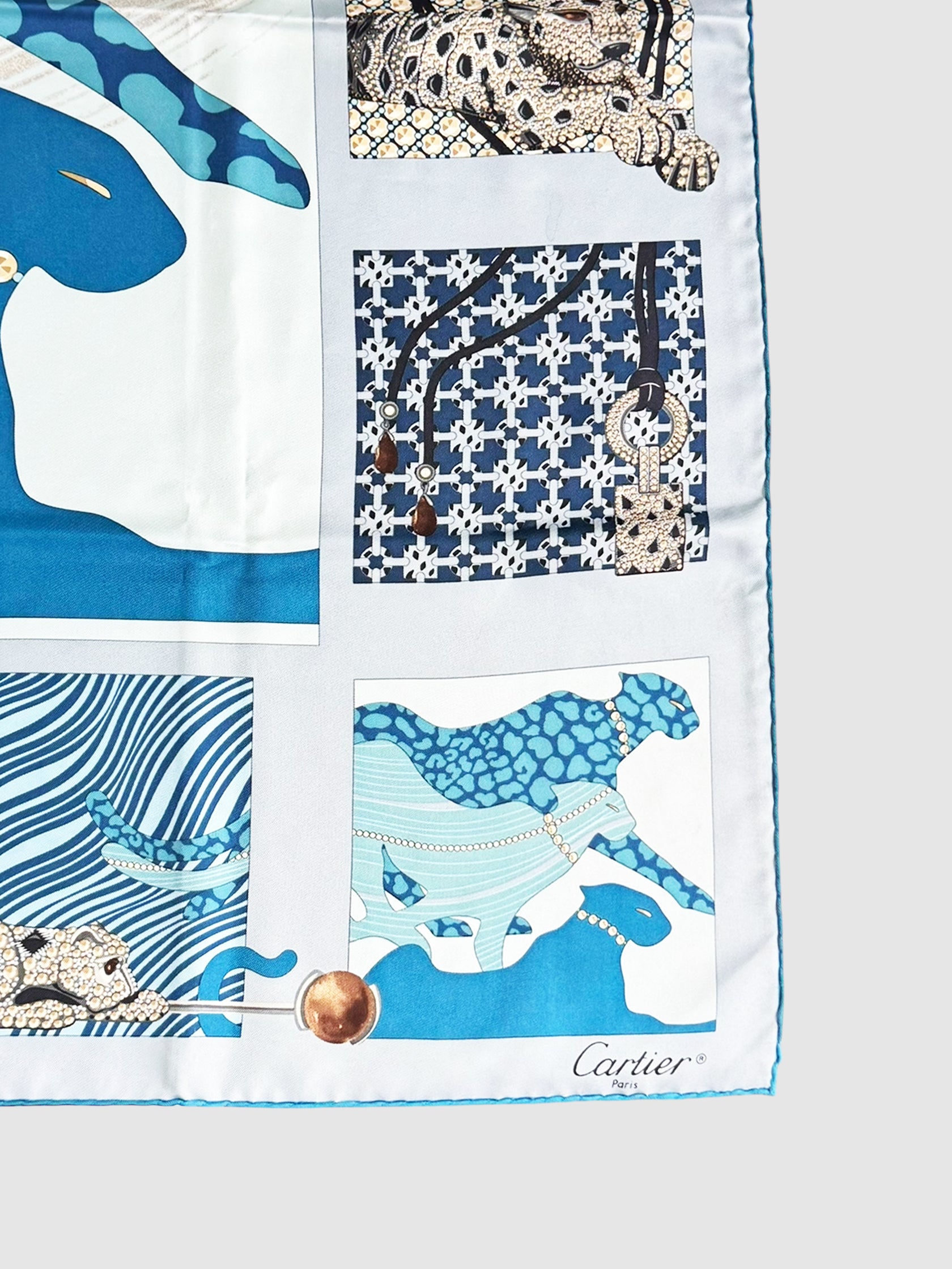 Panthère Silk Scarf