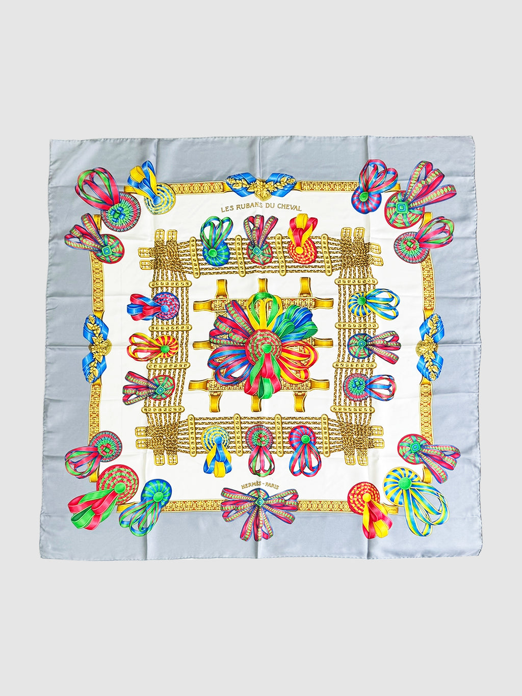 "Les Rubans du Cheval" Silk Scarf