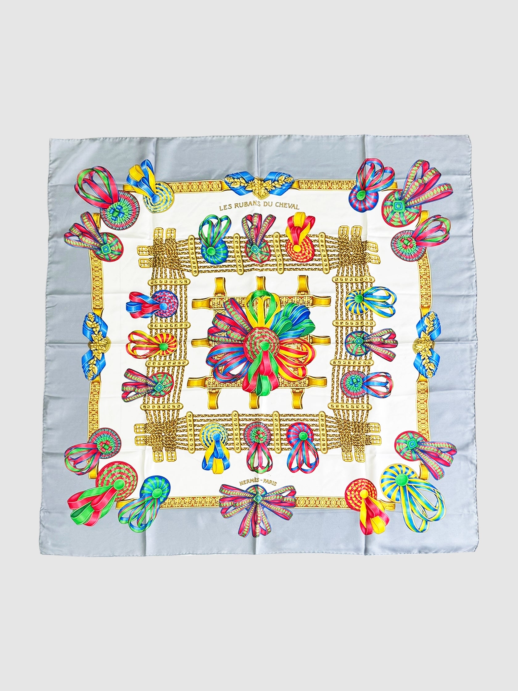 "Les Rubans du Cheval" Silk Scarf