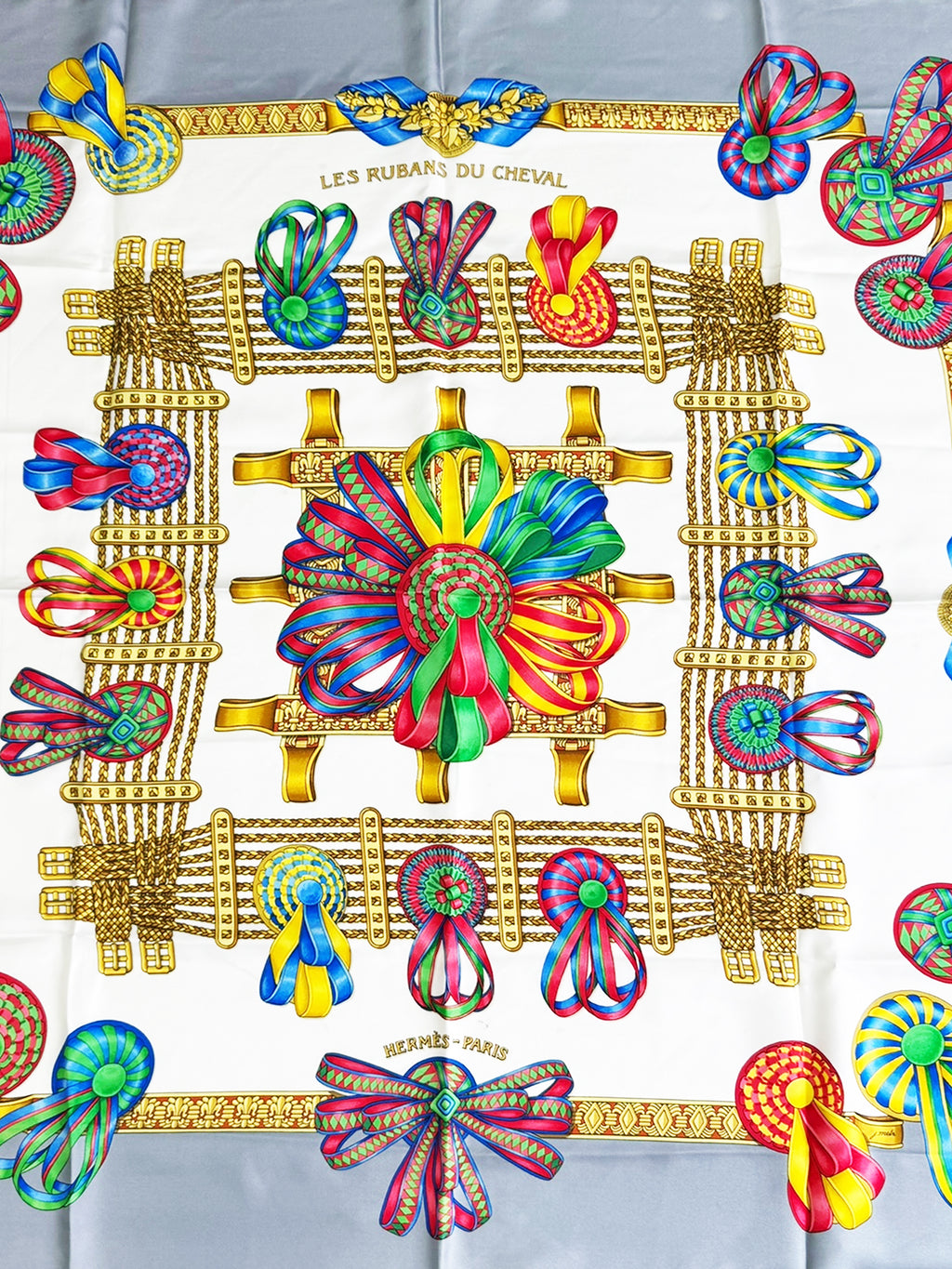 "Les Rubans du Cheval" Silk Scarf