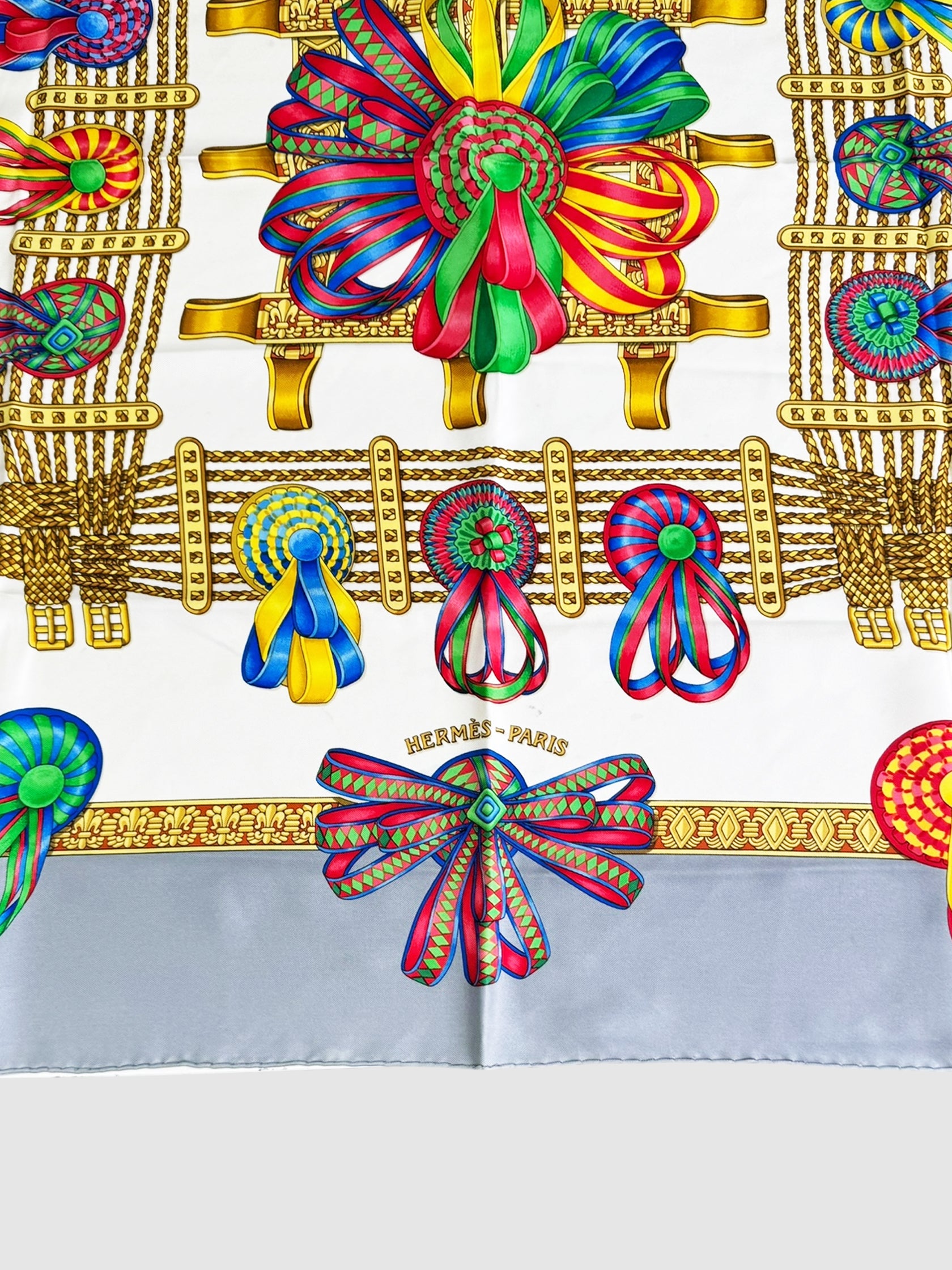 "Les Rubans du Cheval" Silk Scarf