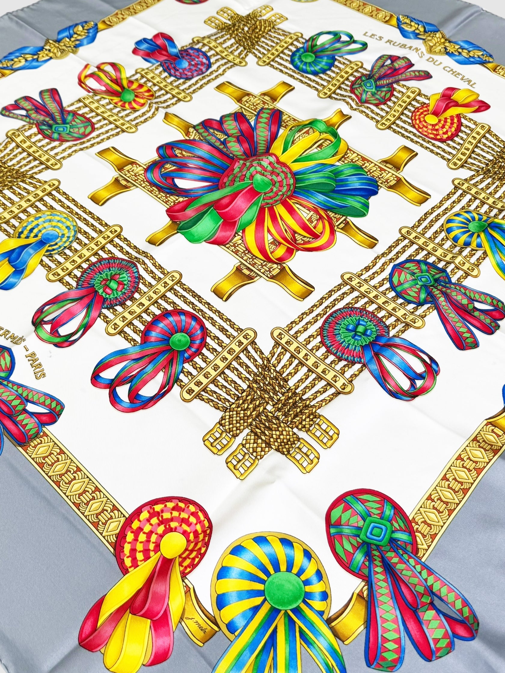 "Les Rubans du Cheval" Silk Scarf