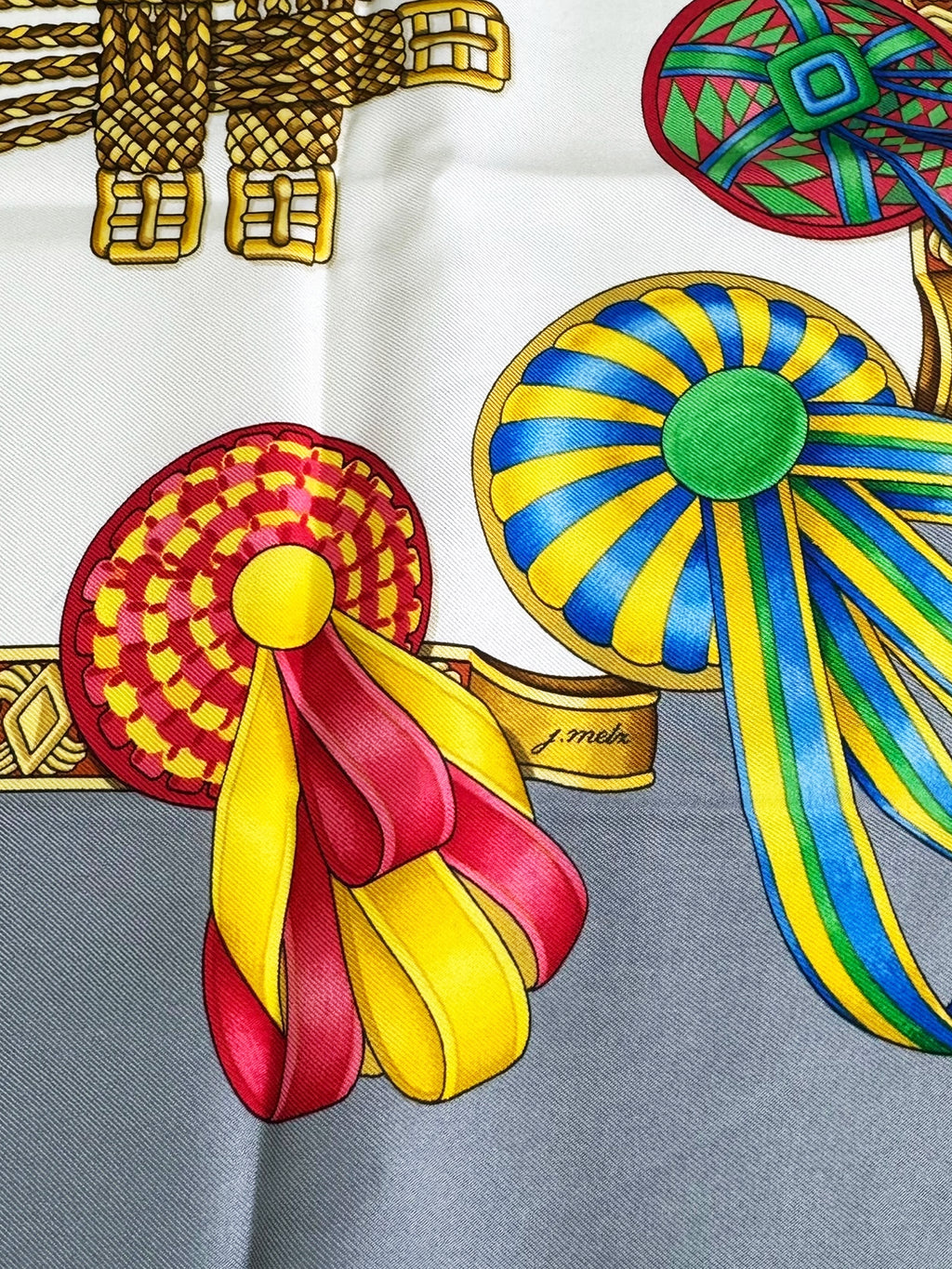 "Les Rubans du Cheval" Silk Scarf
