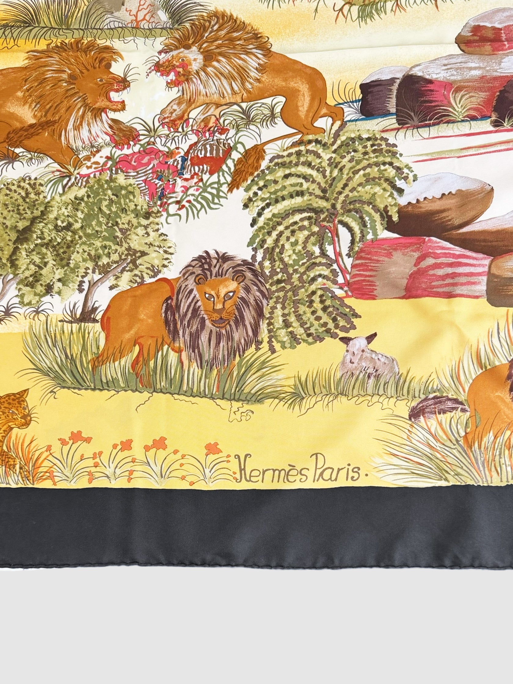 "Nuba Mountain" Silk Scarf