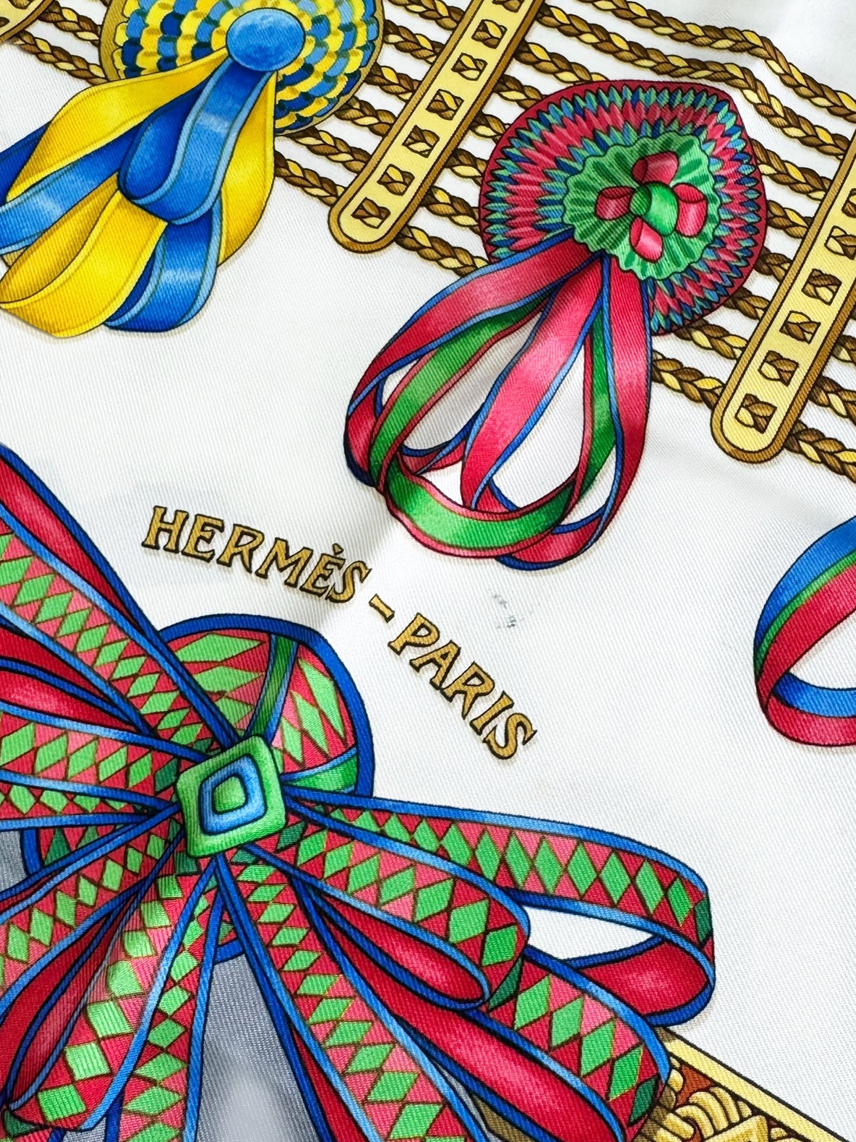 "Les Rubans du Cheval" Silk Scarf