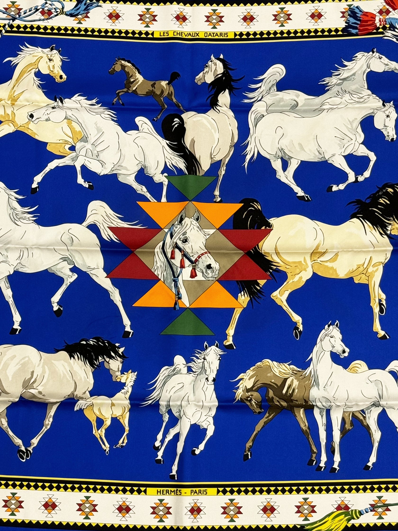 2008 "Les Chevaux Qataris" Silk Scarf