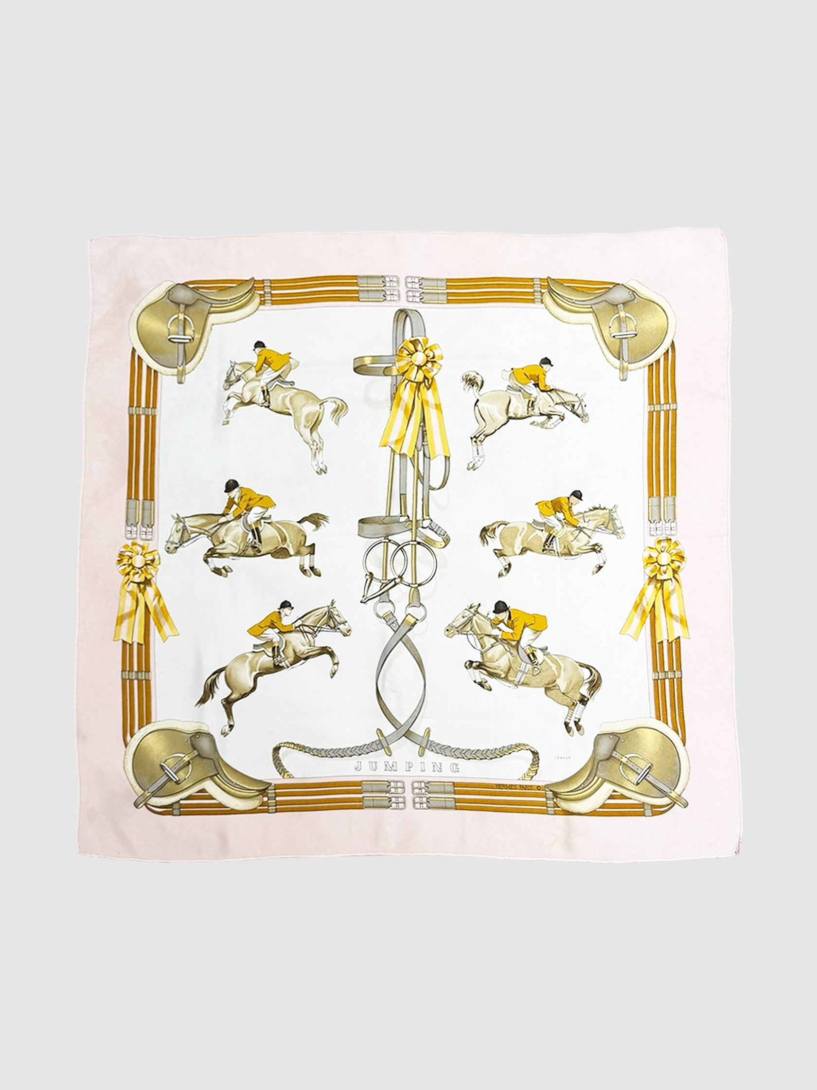 "Jumping" Silk Scarf