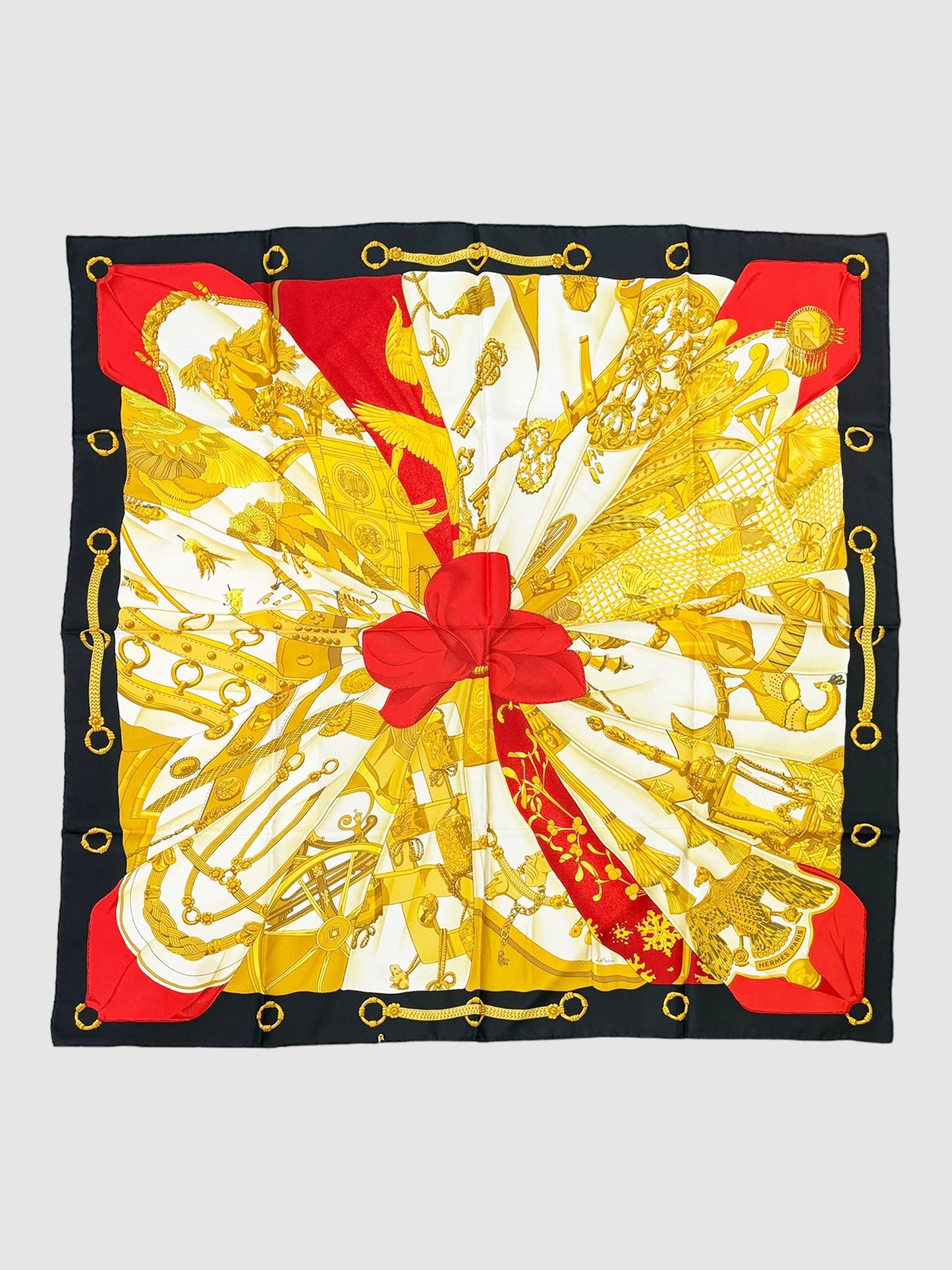 1995 "Soleil de Soie" Silk Scarf