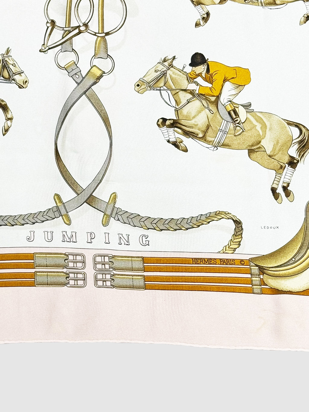 "Jumping" Silk Scarf