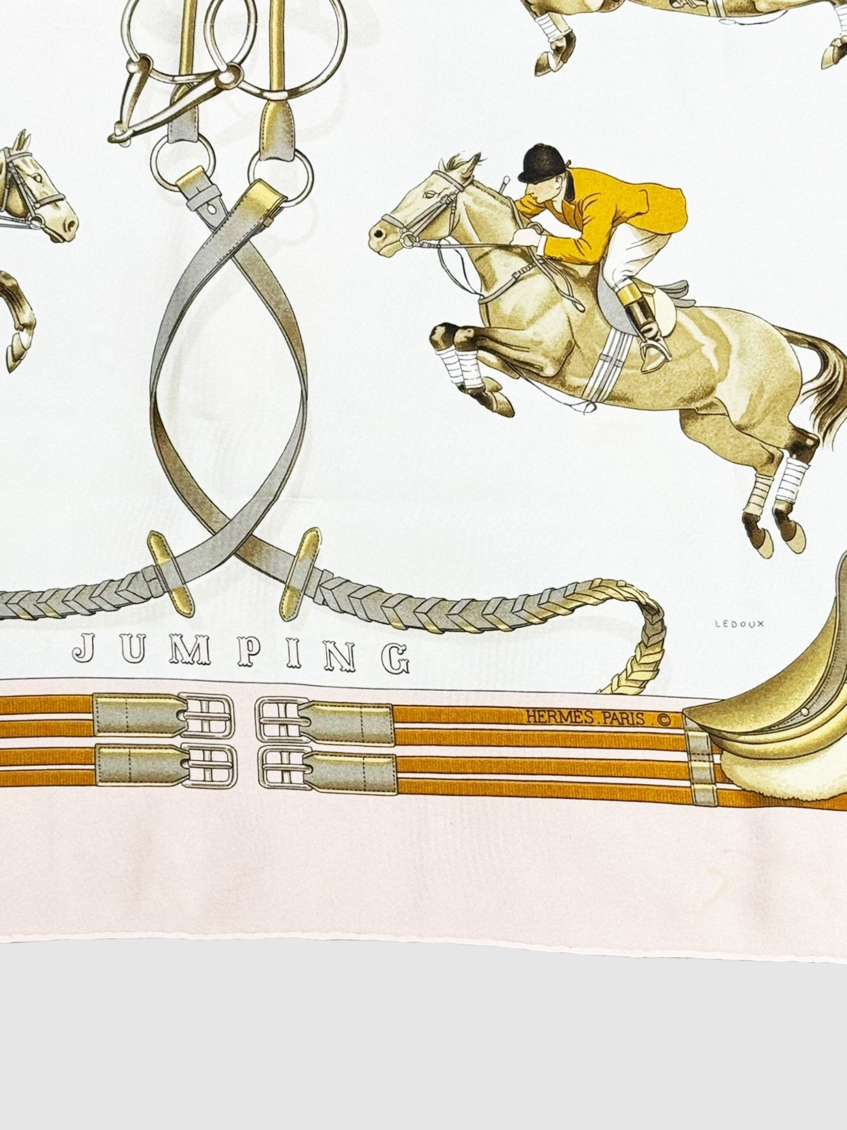 "Jumping" Silk Scarf