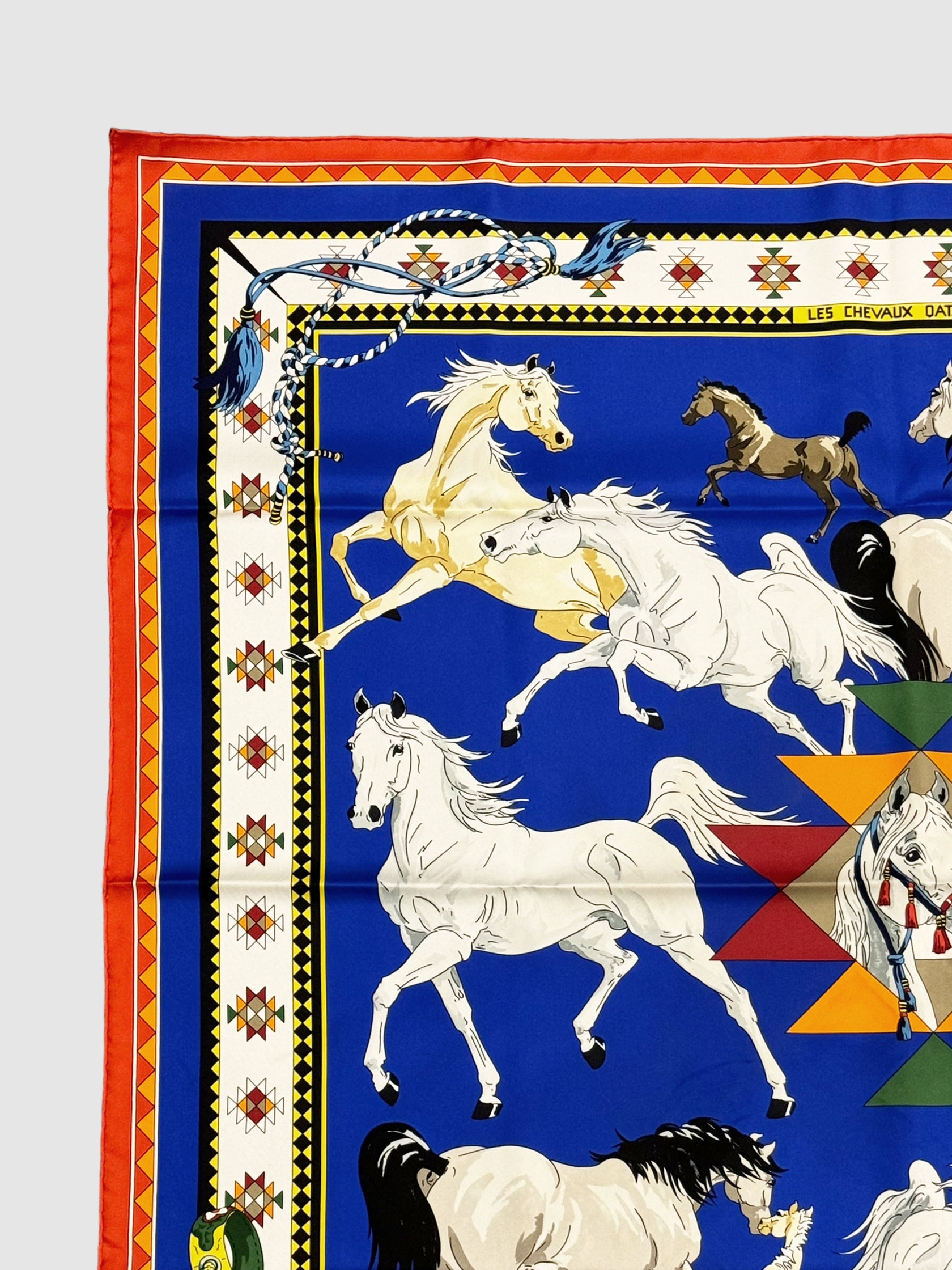 2008 "Les Chevaux Qataris" Silk Scarf