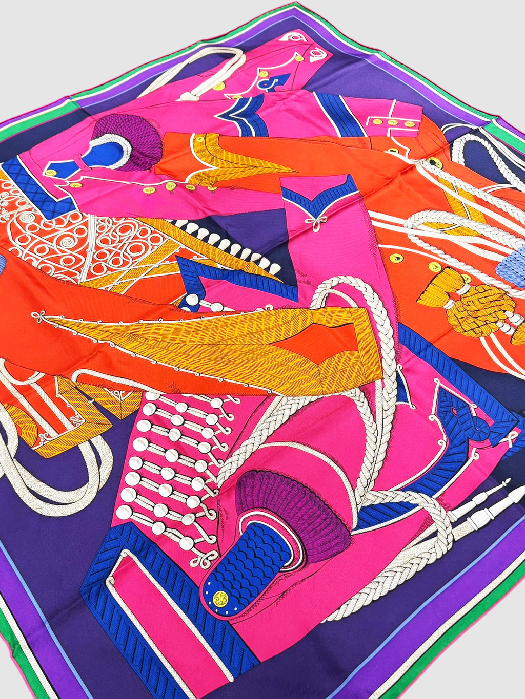 "Zouaves et Dragons" Silk Scarf