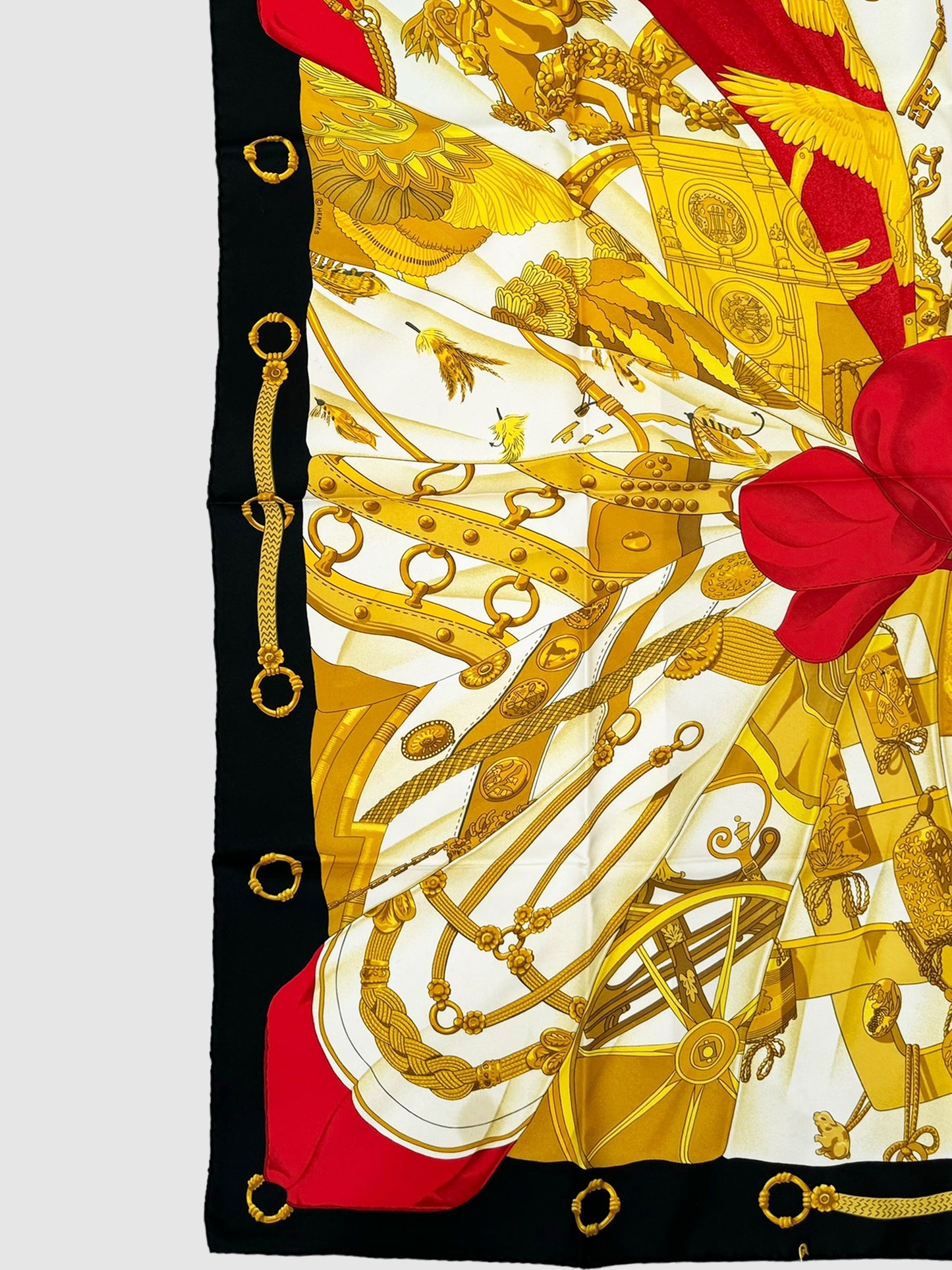 1995 "Soleil de Soie" Silk Scarf