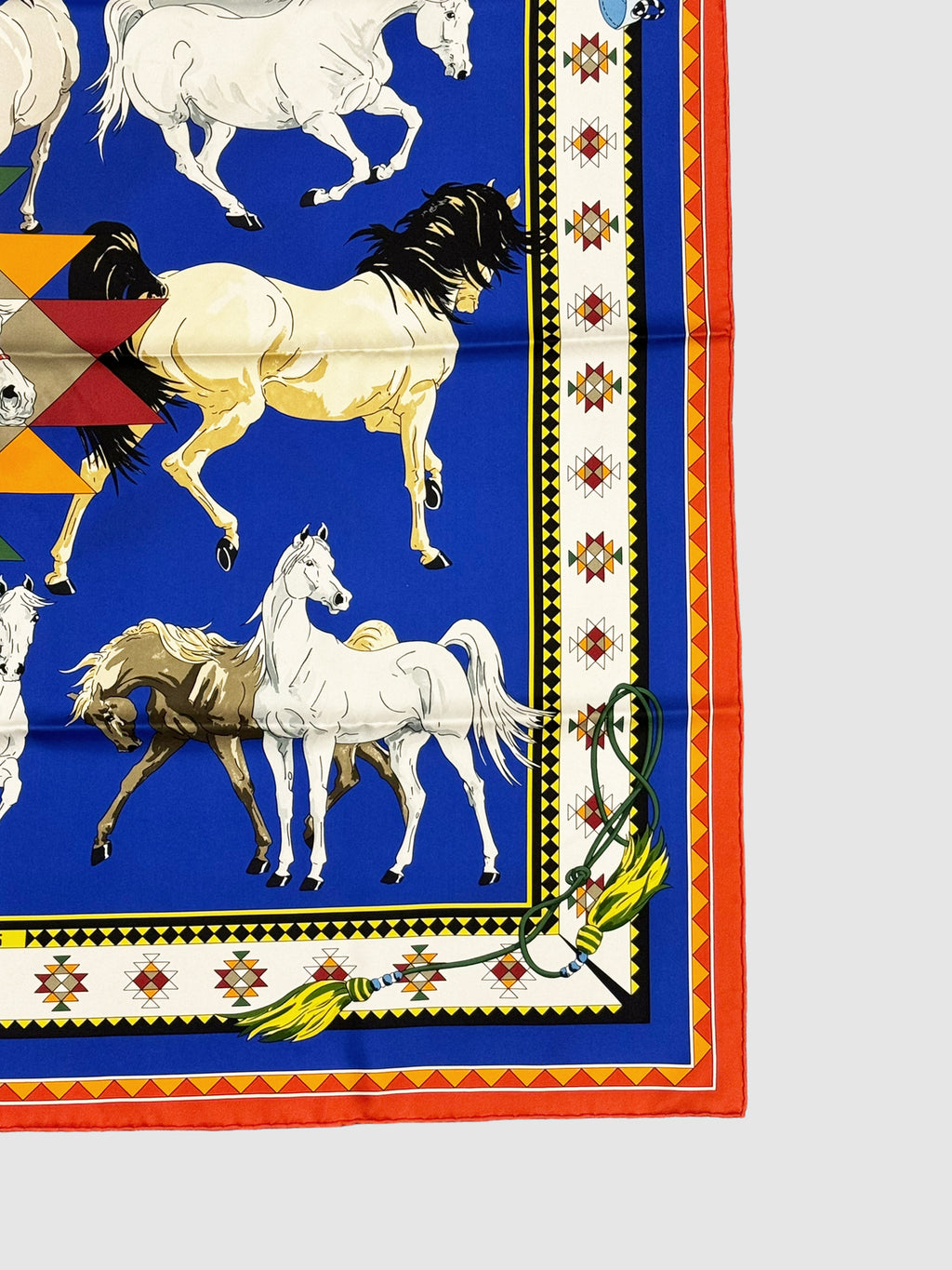 2008 "Les Chevaux Qataris" Silk Scarf