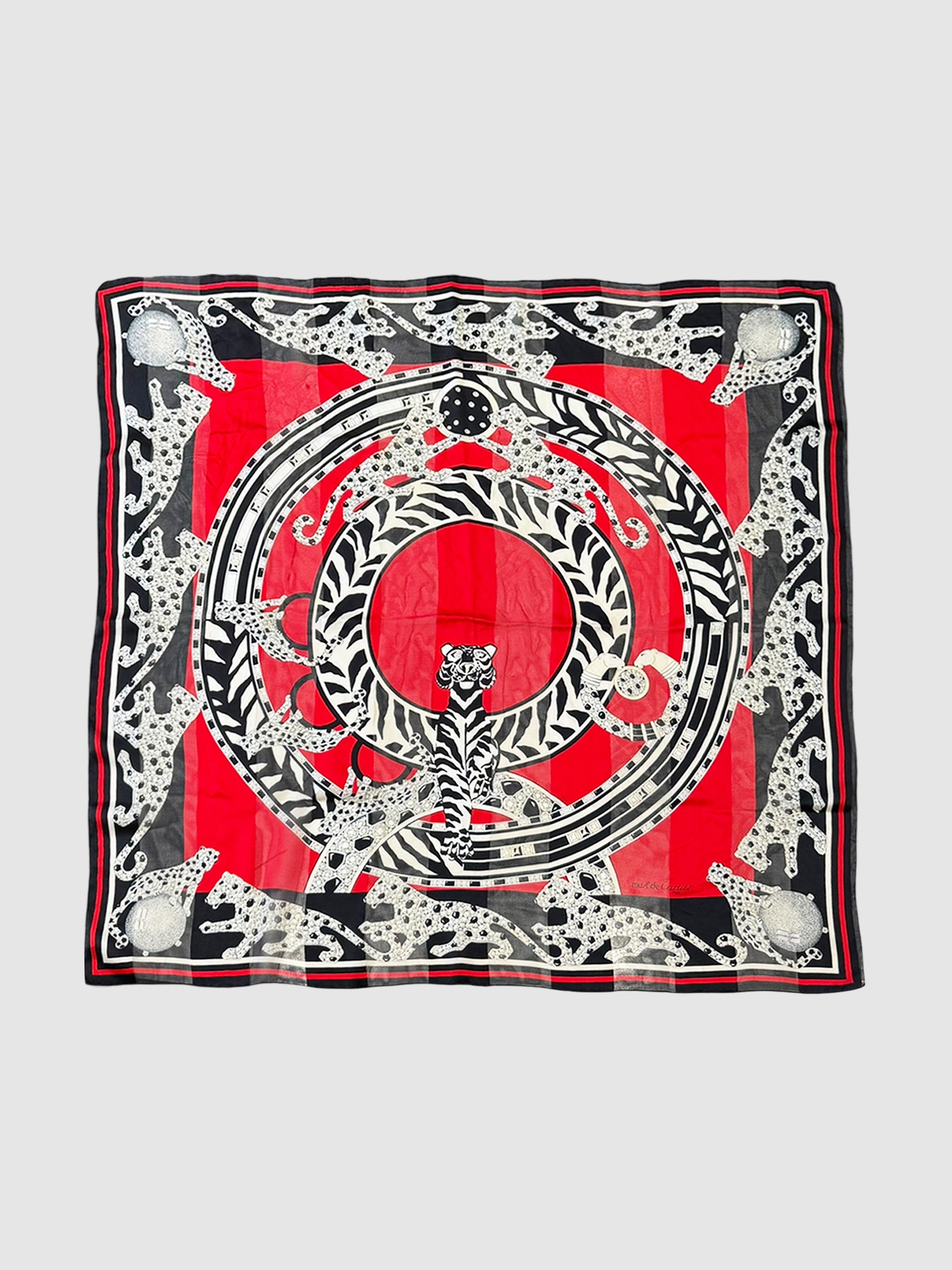 Panthère Semi-Sheer Scarf