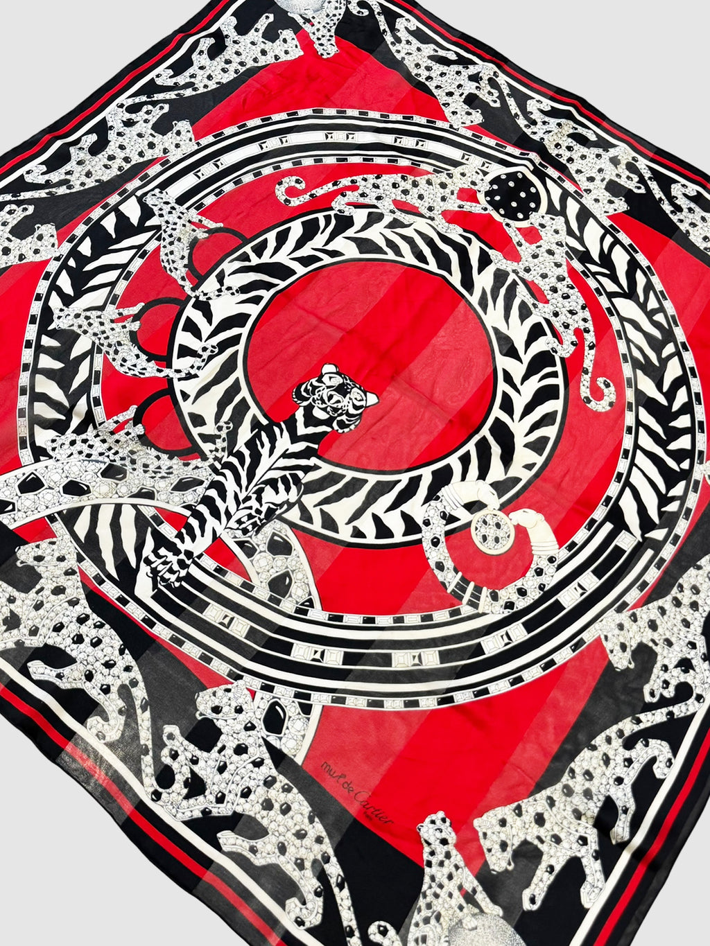 Panthère Semi-Sheer Scarf