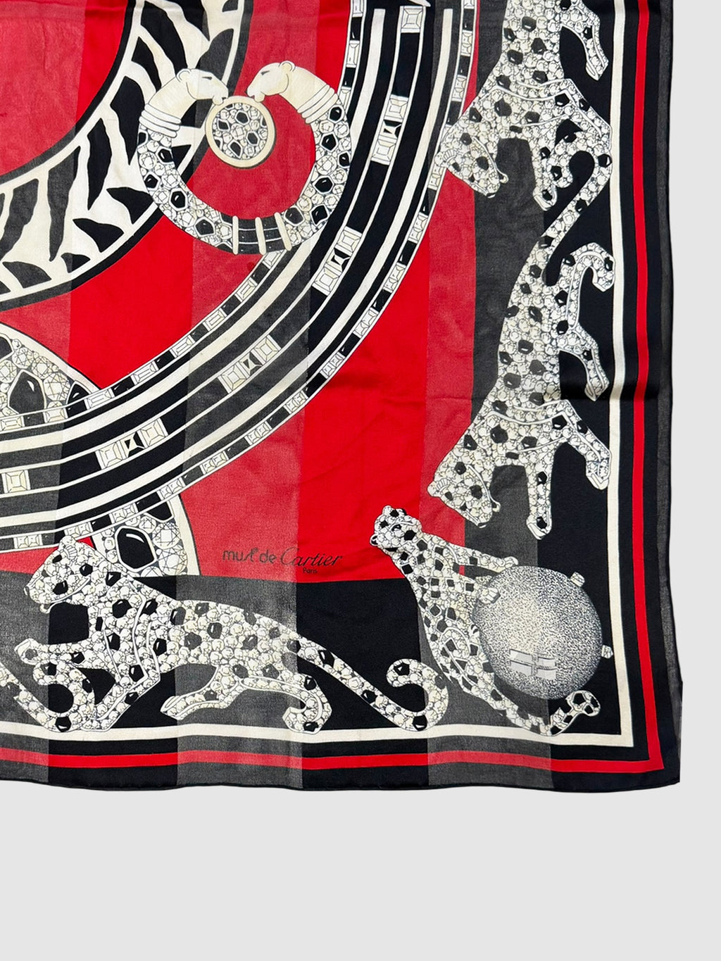 Panthère Semi-Sheer Scarf