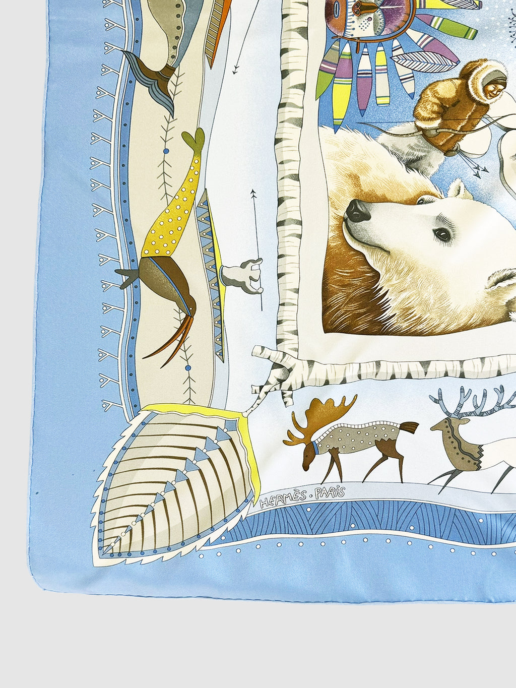 2004 "La Vie du Grand Nord" Silk Scarf