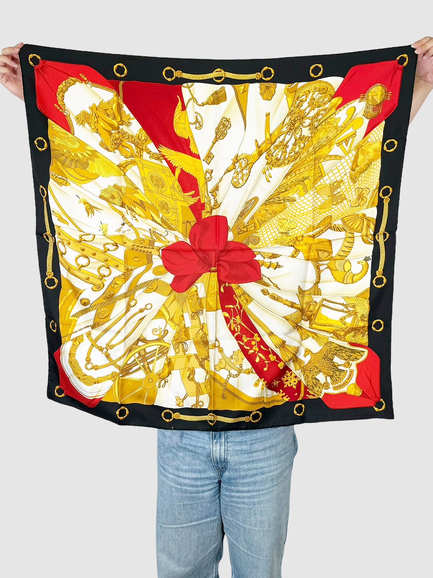 1995 "Soleil de Soie" Silk Scarf