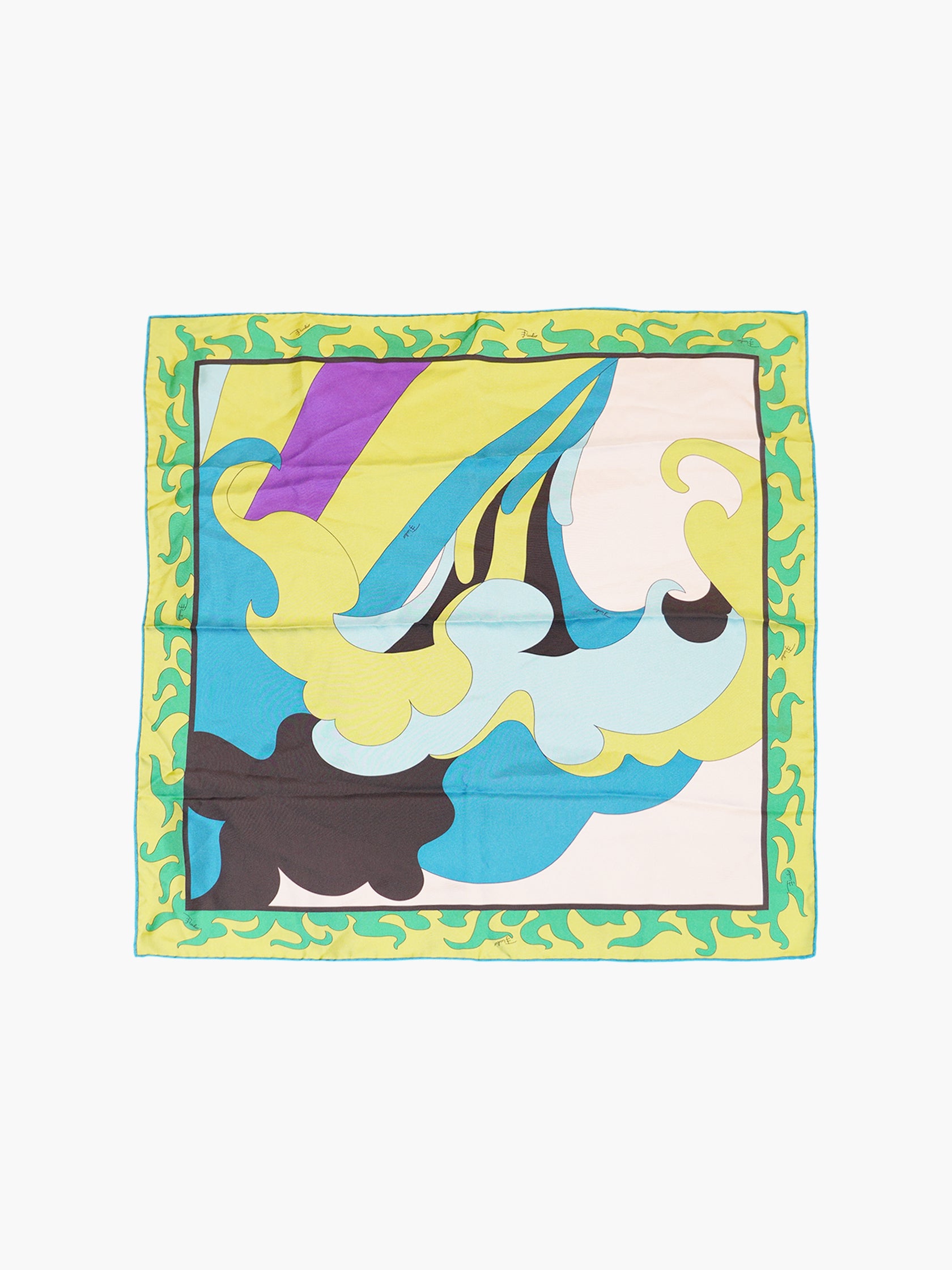 Marmo Print Silk Scarf